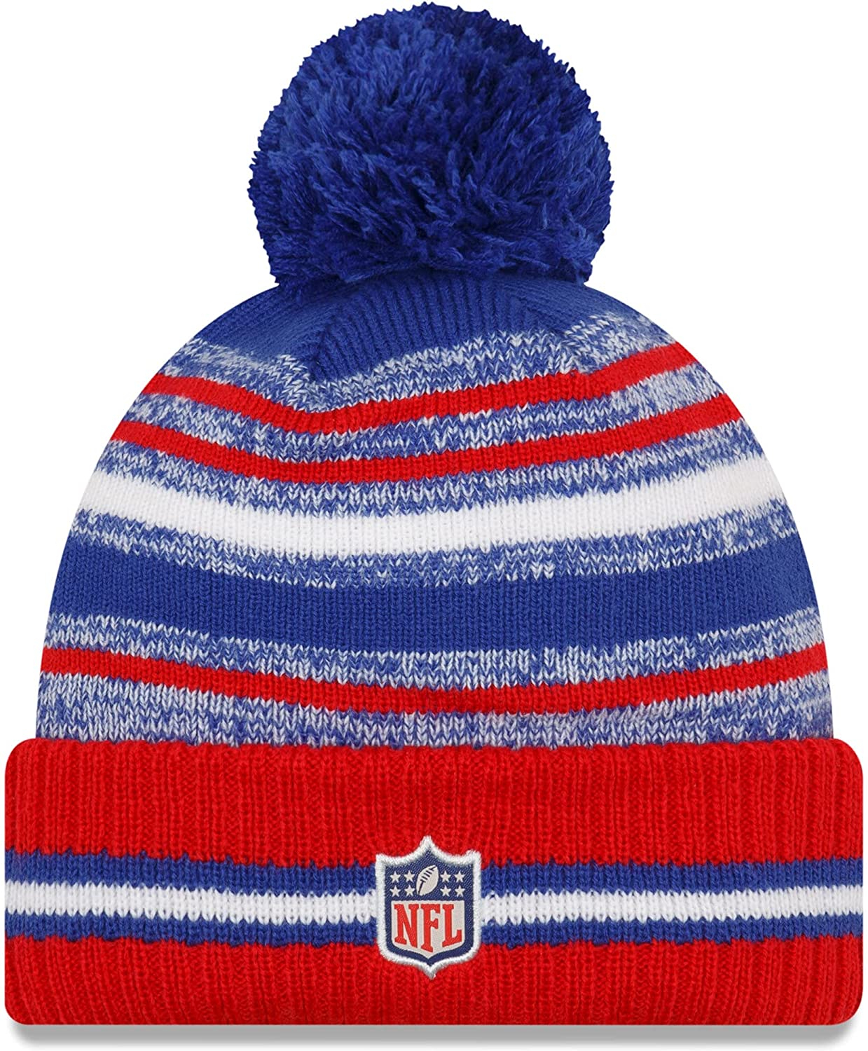 New England Patriots NFL 2021 Sideline Sport Knit Bobble Beanie New Era