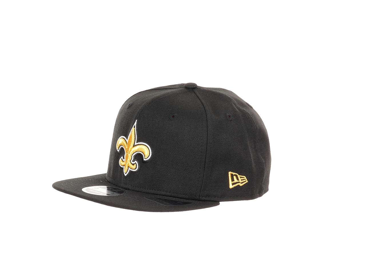 New Orleans Saints NFL Black 9Fifty Original Fit Snapback Cap New Era