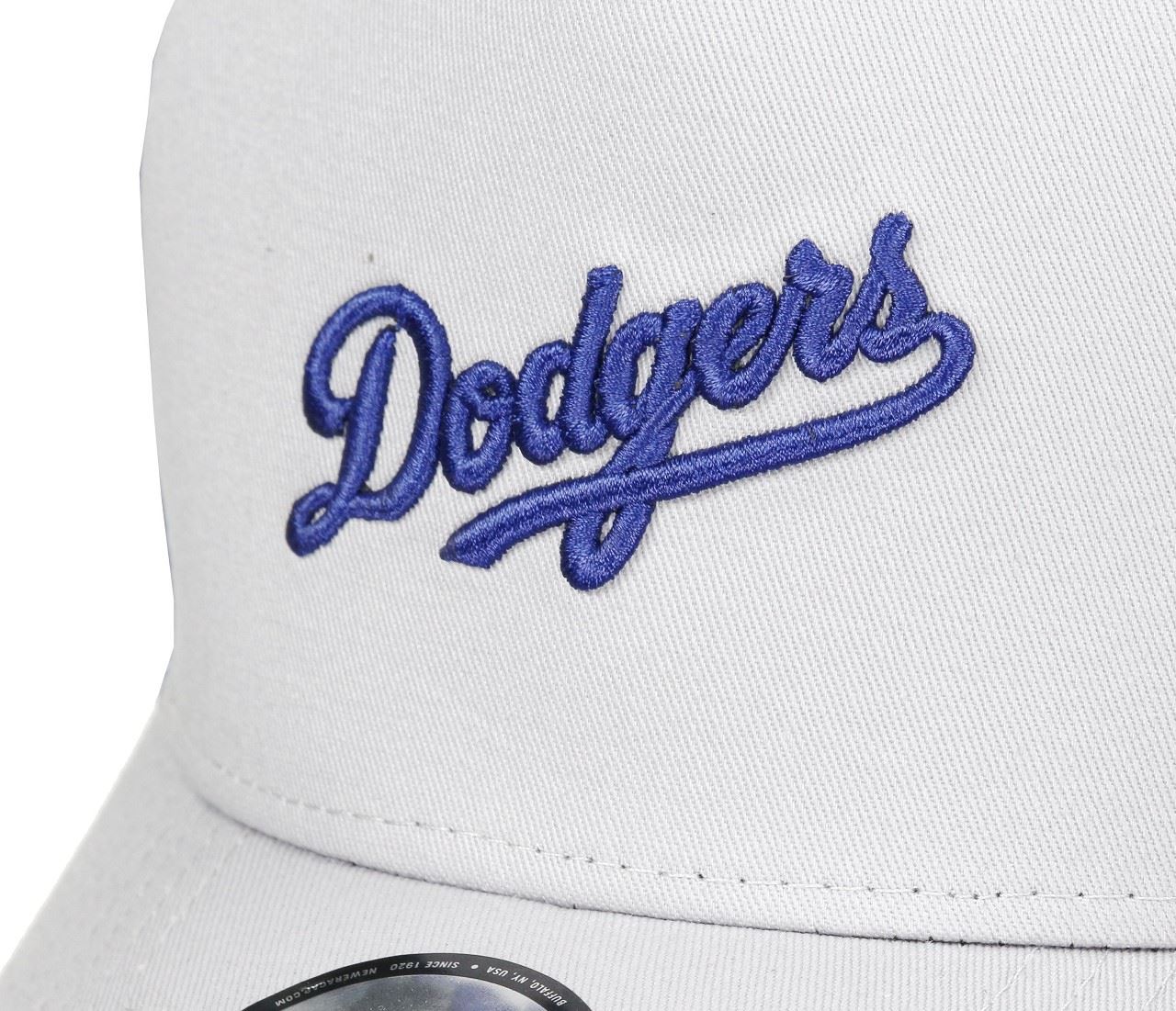 Los Angeles Dodgers Reverse Team Grey A-Frame Trucker Cap New Era