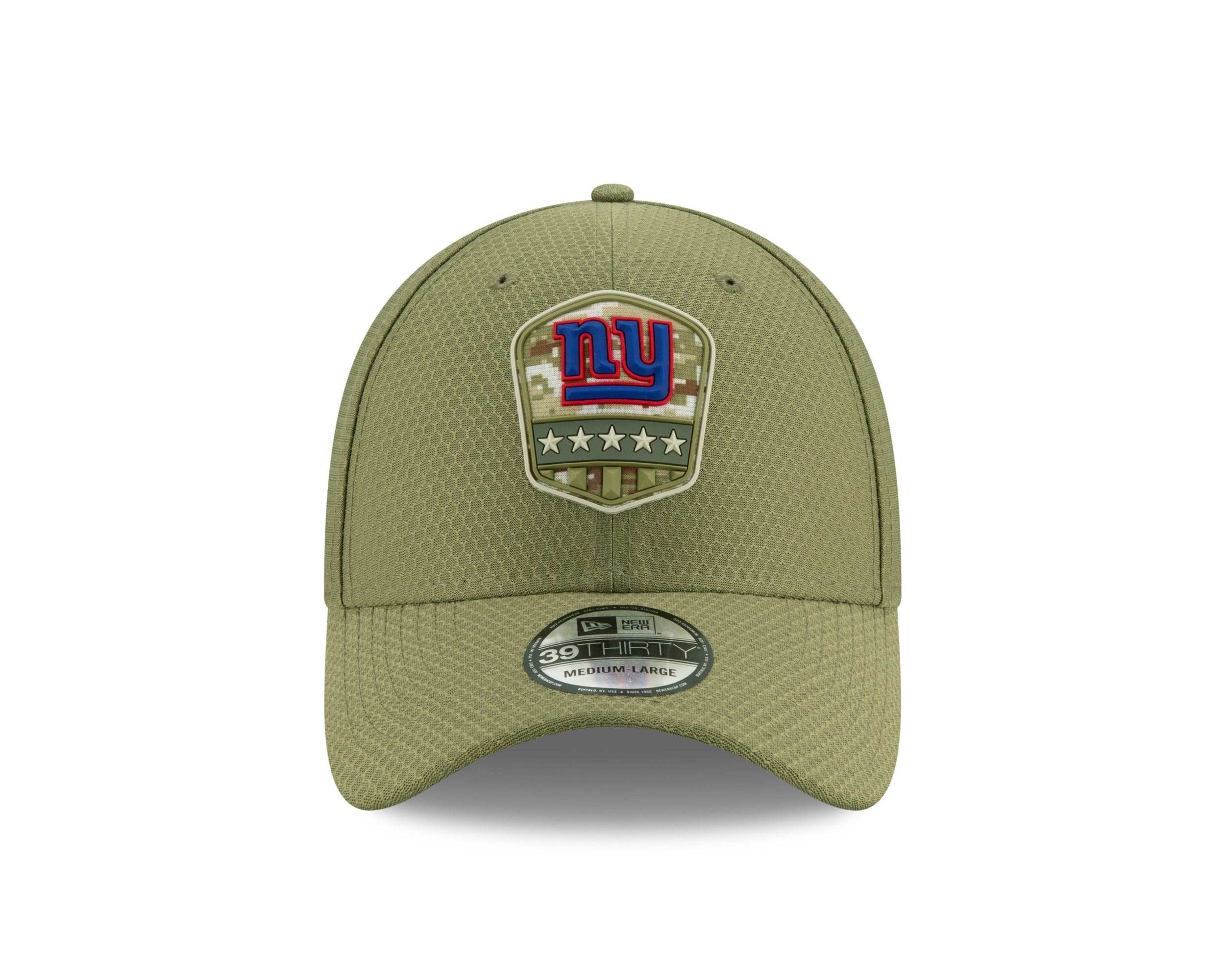 New York Giants On Field 2019 Salute to Service Olive 39Thirty Cap New Era