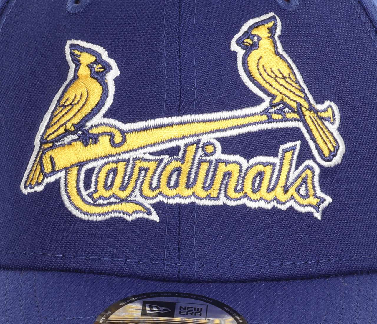 St. Louis Cardinals MLB dark royal gold 39Thirty Stretch Cap New Era