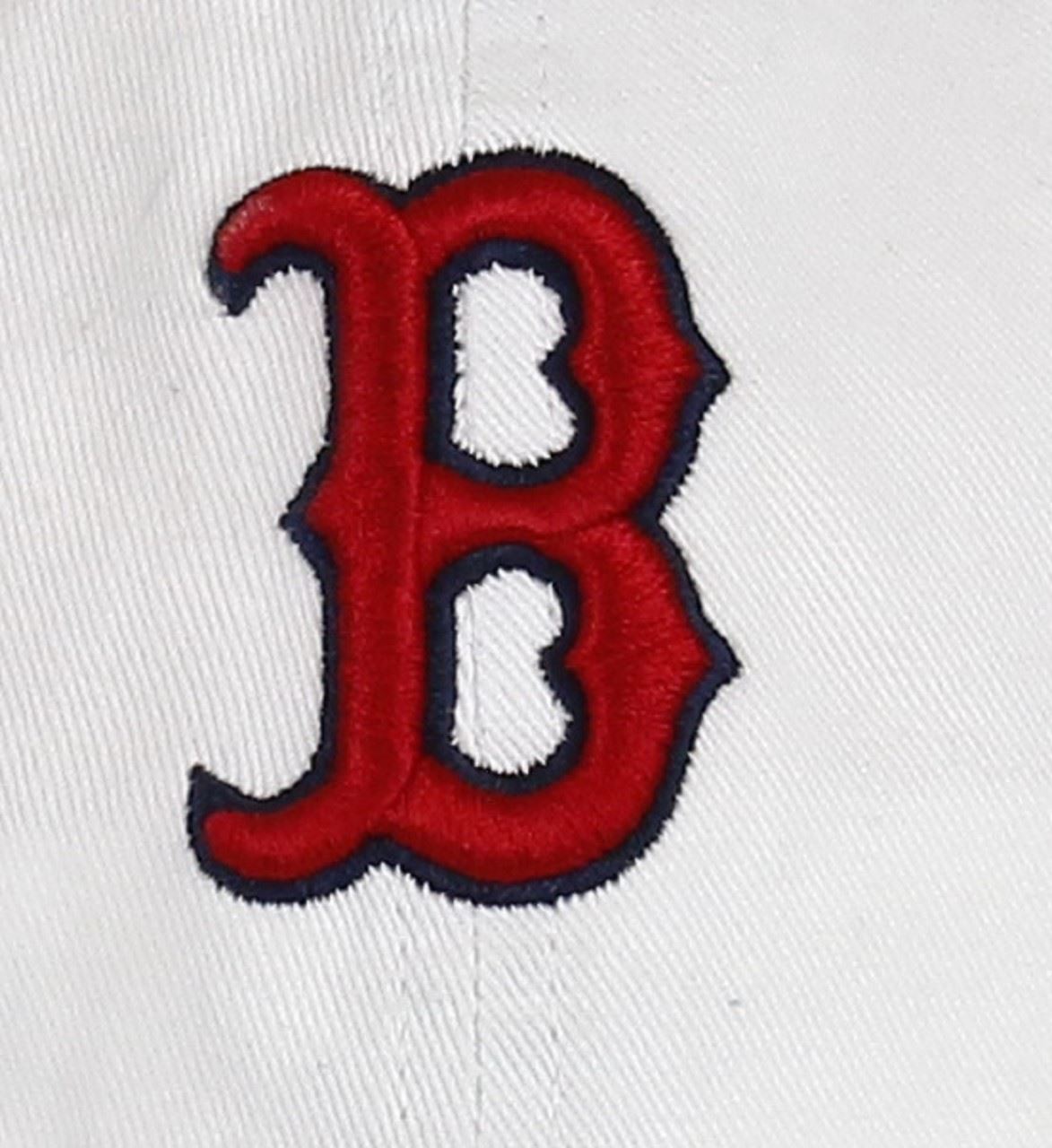 Boston Red Sox White MLB Clean Up Cap '47