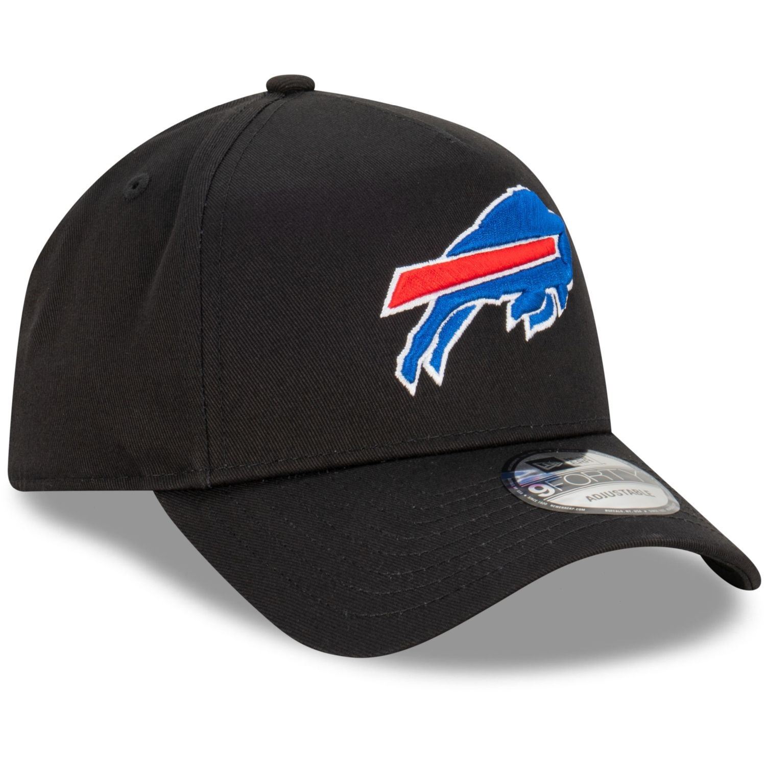 Buffalo Bills NFL Evergreen Schwarz Verstellbare 9Forty A-Frame Cap New Era