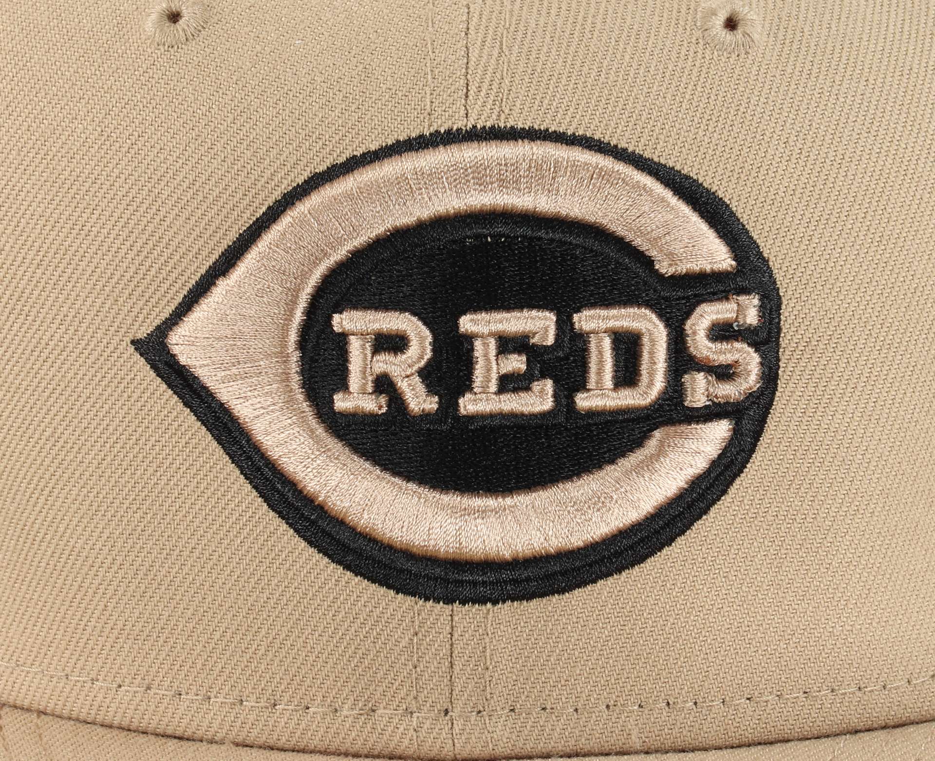 Cincinnati Reds MLB Camel Red Undervisor Cooperstown 59Fifty Basecap New Era