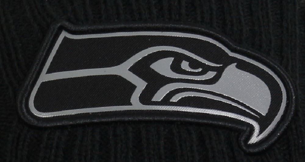 Seattle Seahawks Grey Collection Pom Beanie New Era