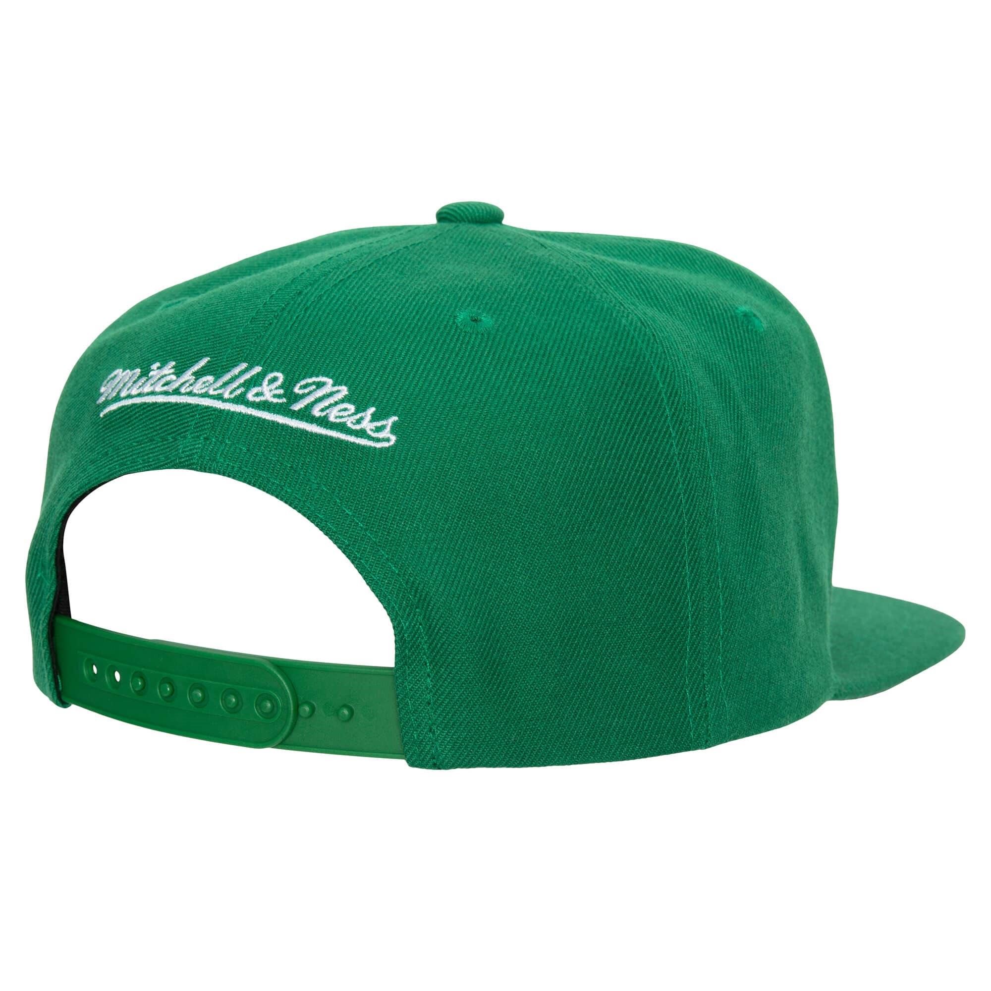 Boston Celtics NBA Team Ground 2.0 Original Fit Green Adjustable Snapback Cap Mitchell & Ness