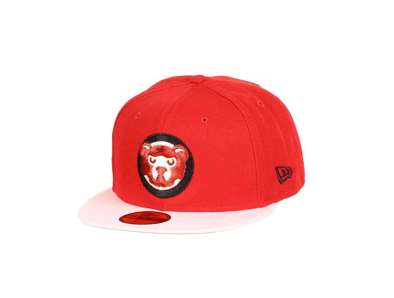 Chicago Cubs MLB 100th Anniversary Stadium Logo Scarlet Red Sidepatch 59Fifty Basecap New Era