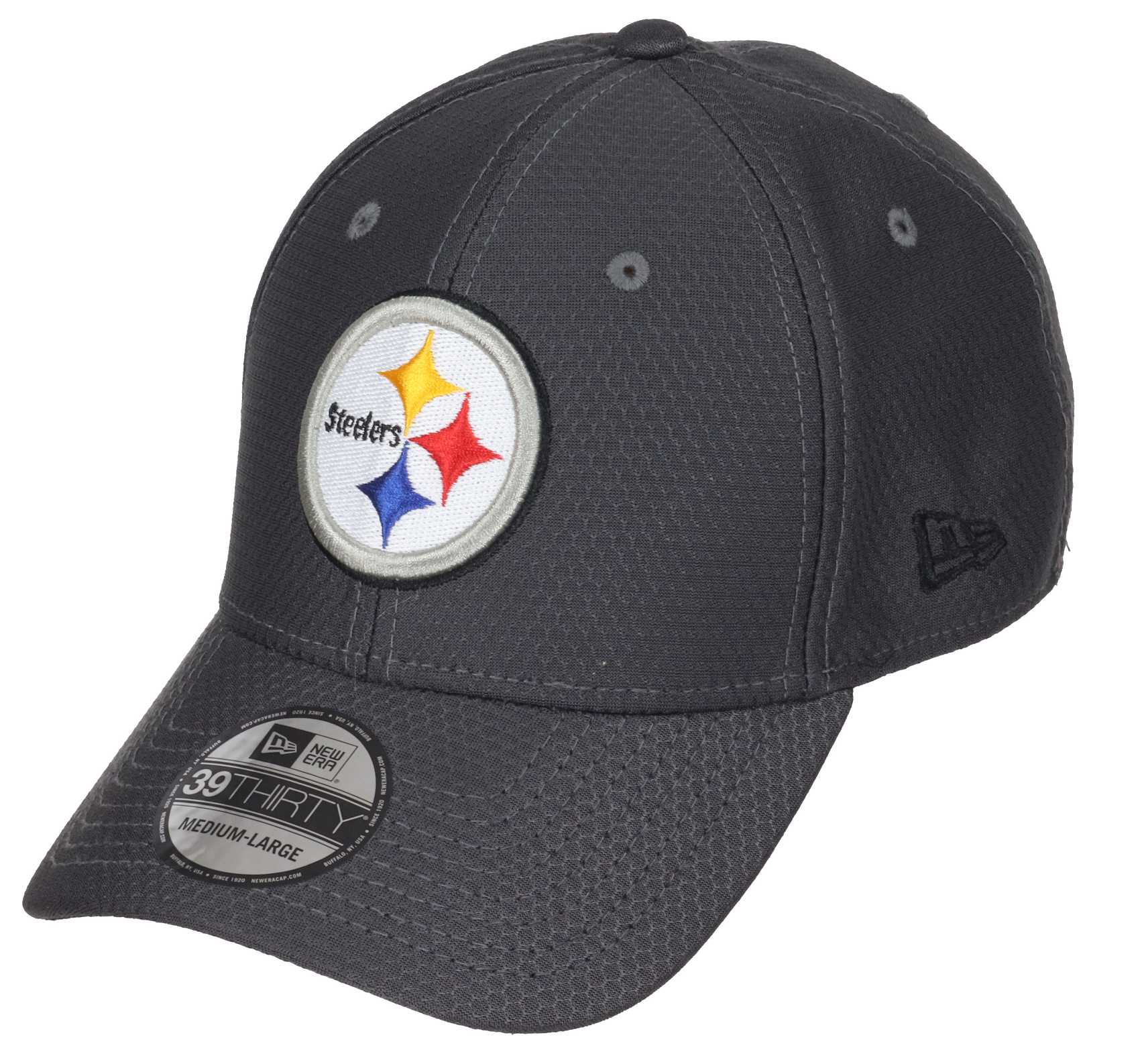 Pittsburgh Steelers NFL Hex Tech 39Thirty Stretch Cap New Era