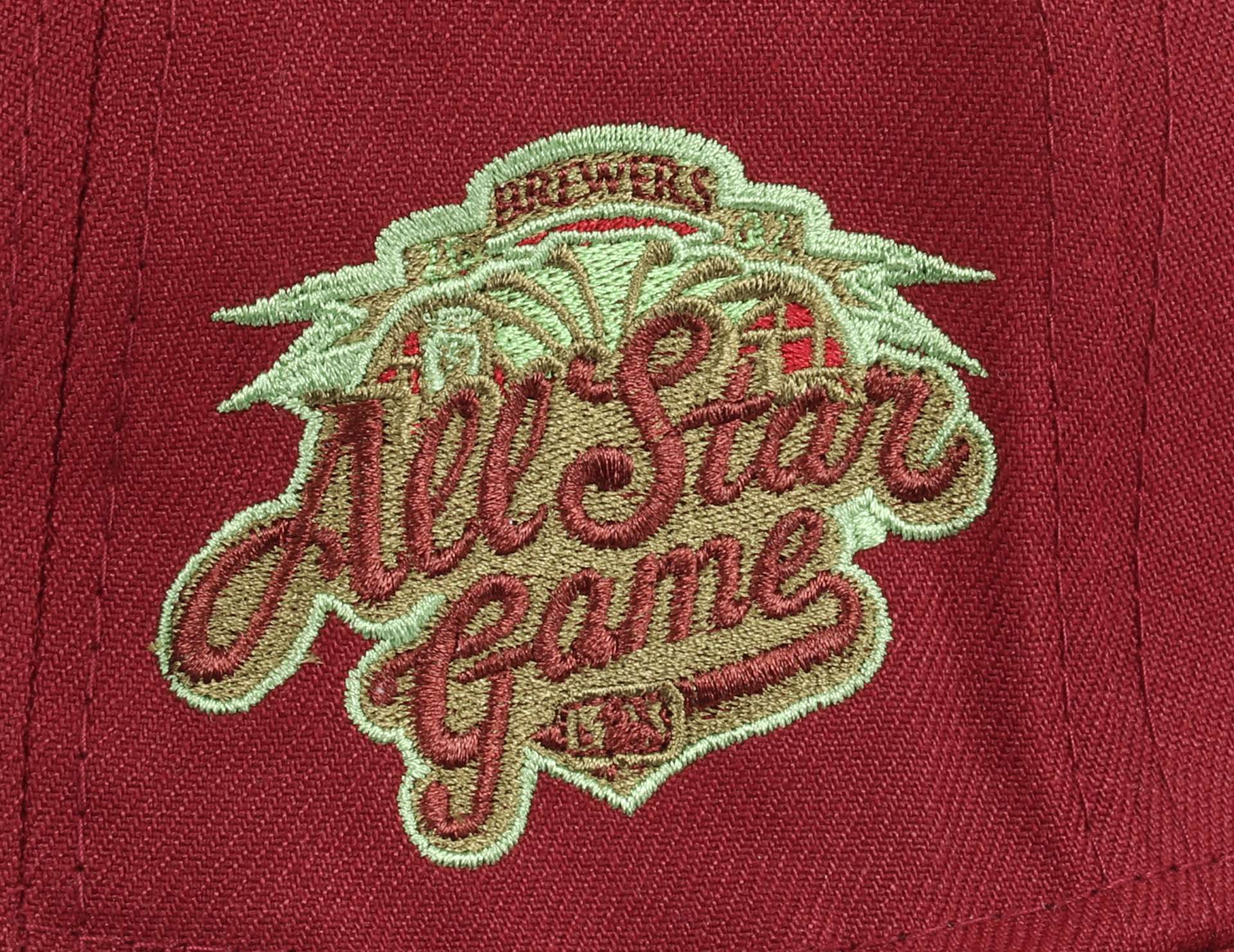 Milwaukee Brewers MLB Cooperstown All-Star Game 02 Sidepatch Red 59Fifty Basecap New Era