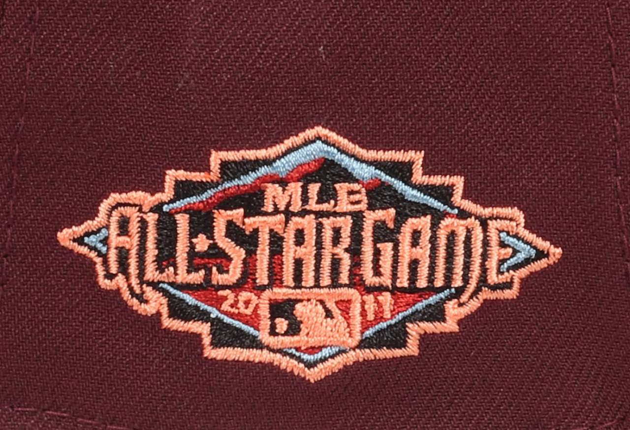 Arizona Diamondbacks MLB All-Star Game 2011 Sidepatch Maroon 9Forty A-Frame Snapback Cap New Era
