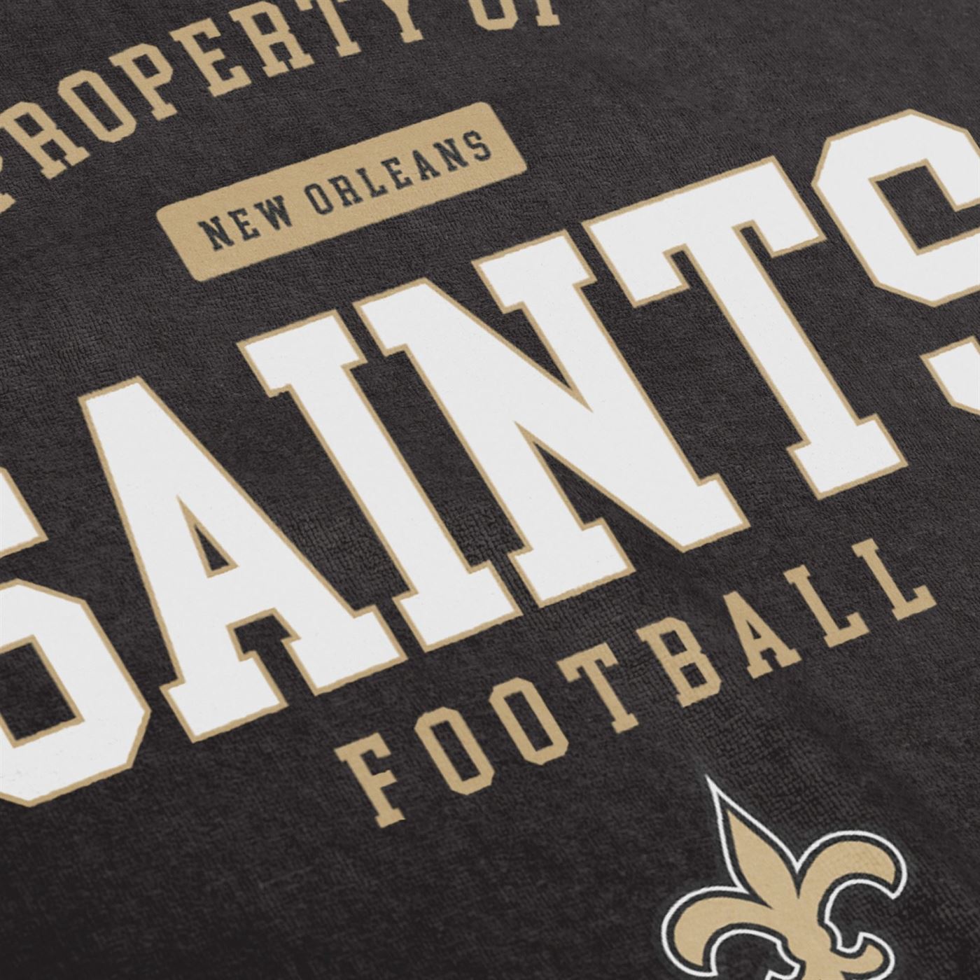 New Orleans Saints NFL 2024 Strandtuch Badetuch Handtuch Schwarz Foco