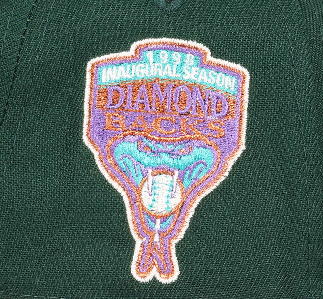 Arizona Diamondbacks MLB Inaugural Season 1998 Sidepatch Dark Green 9Forty A-Frame Adjustable Cap New Era