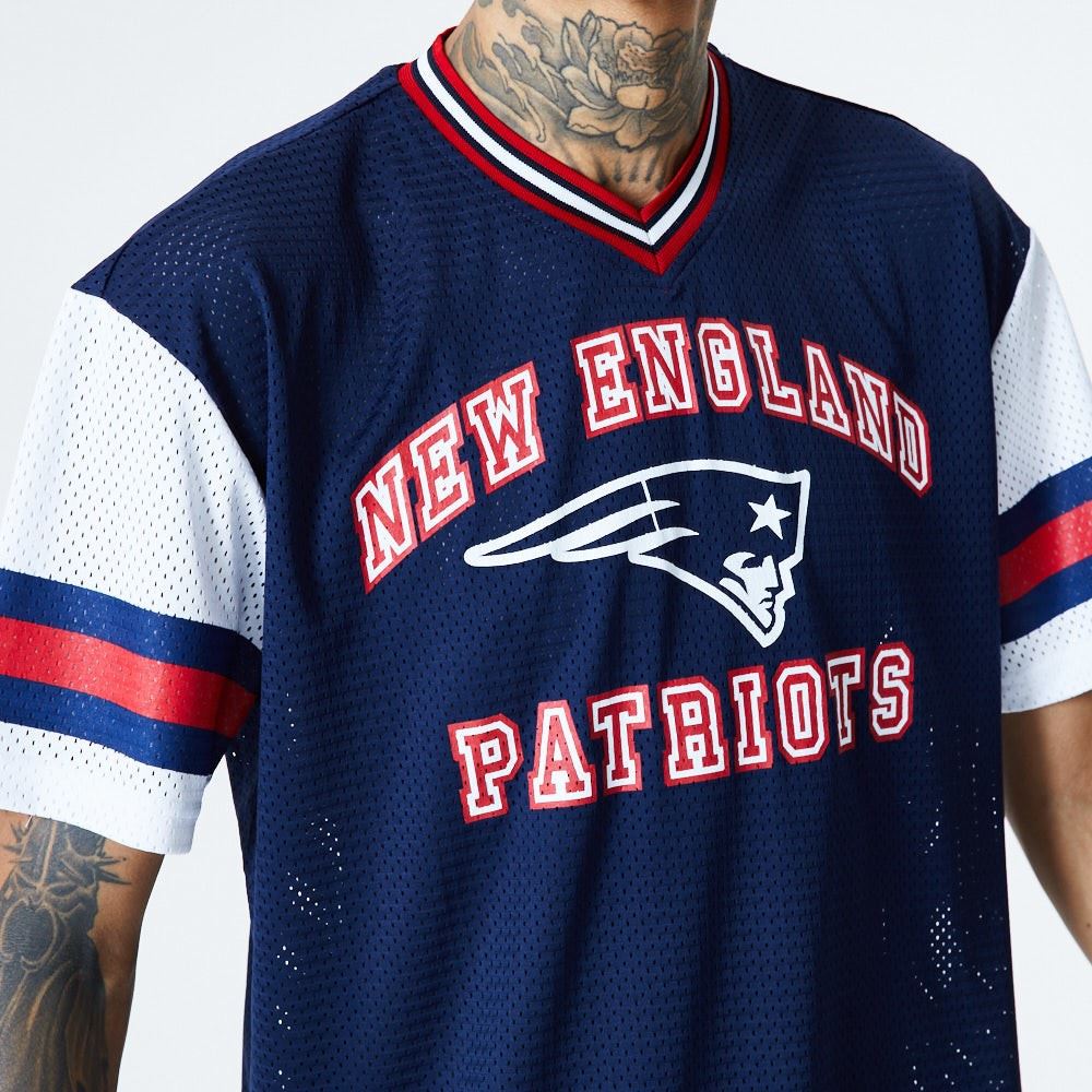 New England Patriots NFL Stripe Sleeve T-Shirt New Era