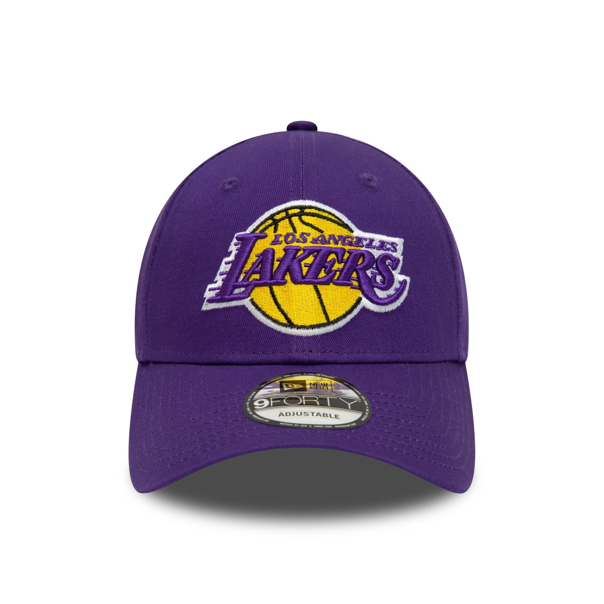 Los Angeles Lakers NBA Team Side Patch Purple 9Forty Adjustable Cap New Era
