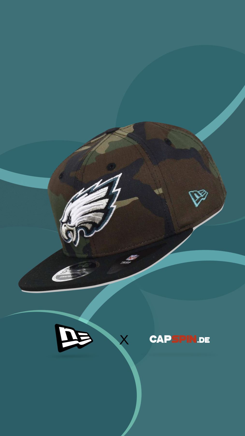 Philadelphia Eagles Classic Camo 9Fifty Cap New Era