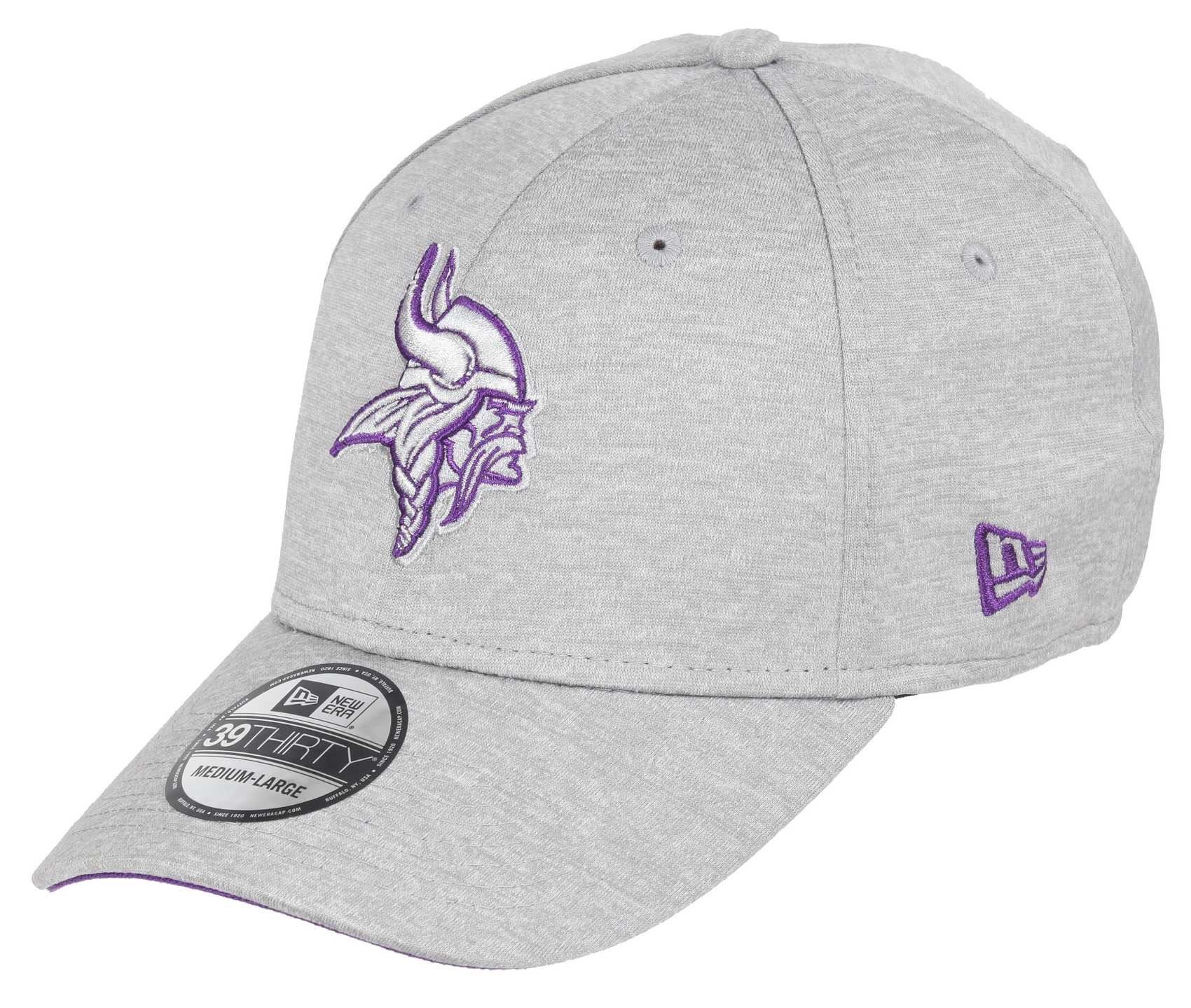 Minnesota Vikings - New Era 39Thirty Stretch Cap - Grey Collection - Grey