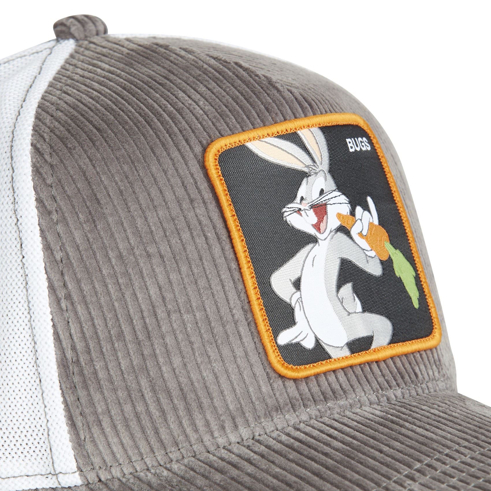 Bugs Bunny Looney Tunes Grey Trucker Cap Capslab