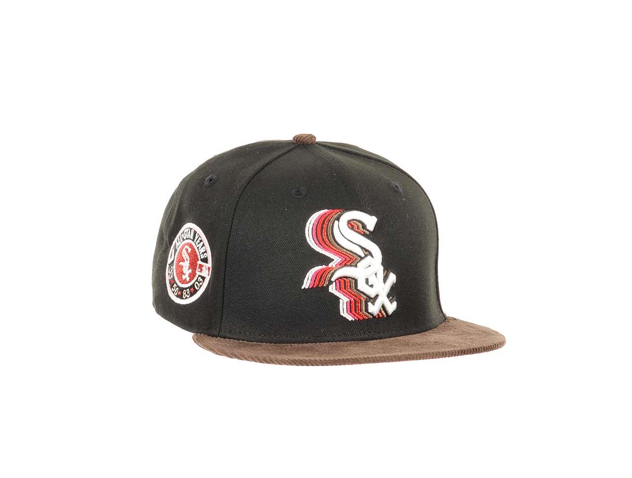 Chicago White Sox MLB All-Star Years 33 50 83 03 Sidepatch Cooperstown Cord Black Walnut 59Fifty Basecap New Era