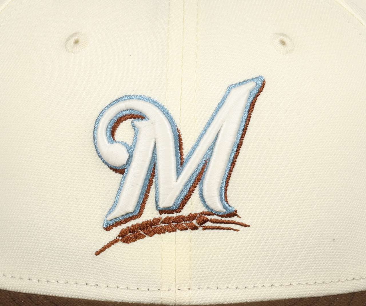 Milwaukee Brewers MLB All Star Game 2002 Sidepatch Cooperstown Chrome Brown 59Fifty Basecap New Era