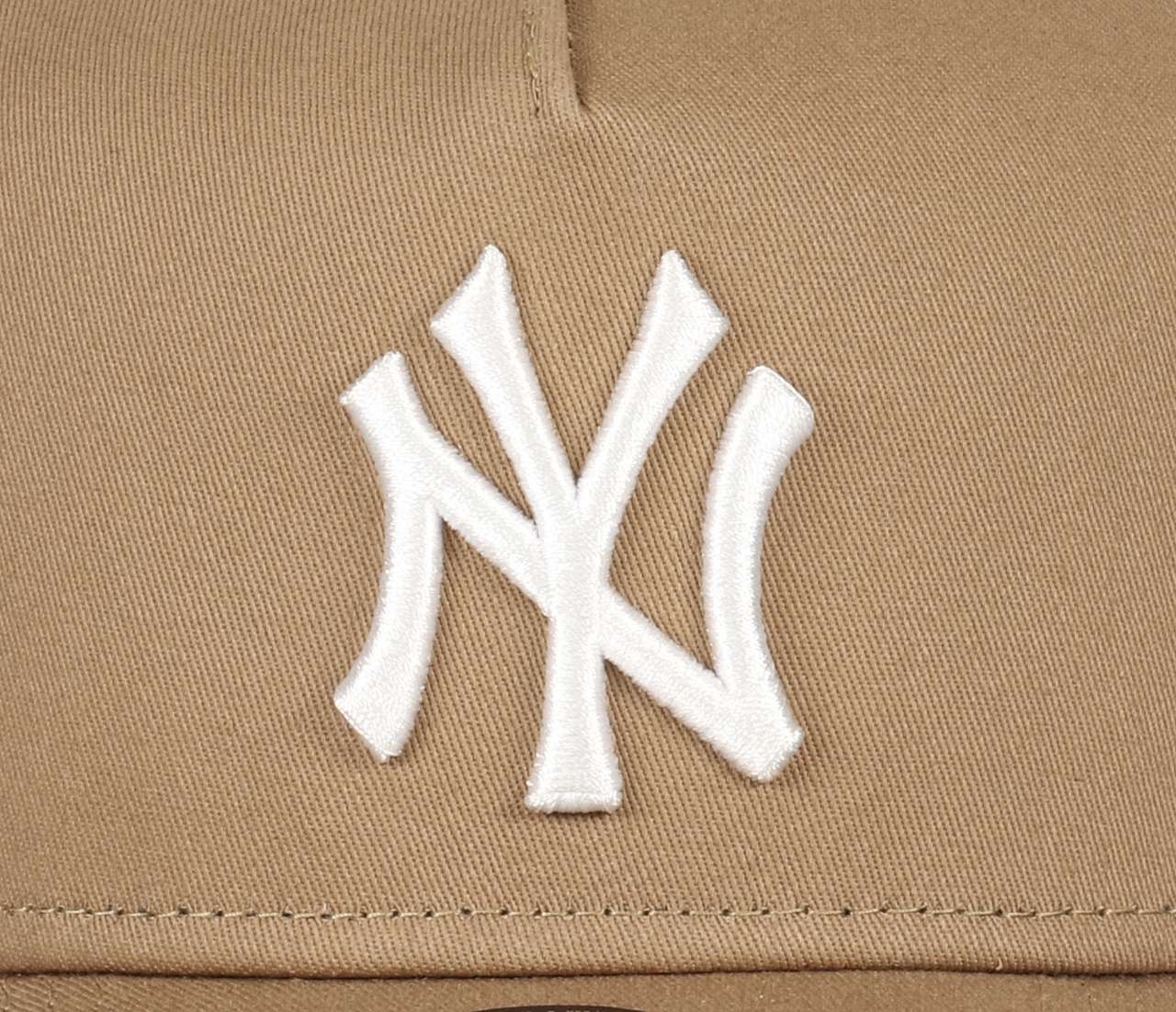 New York Yankees MLB Khaki 9Forty A-Frame Snapback Cap New Era