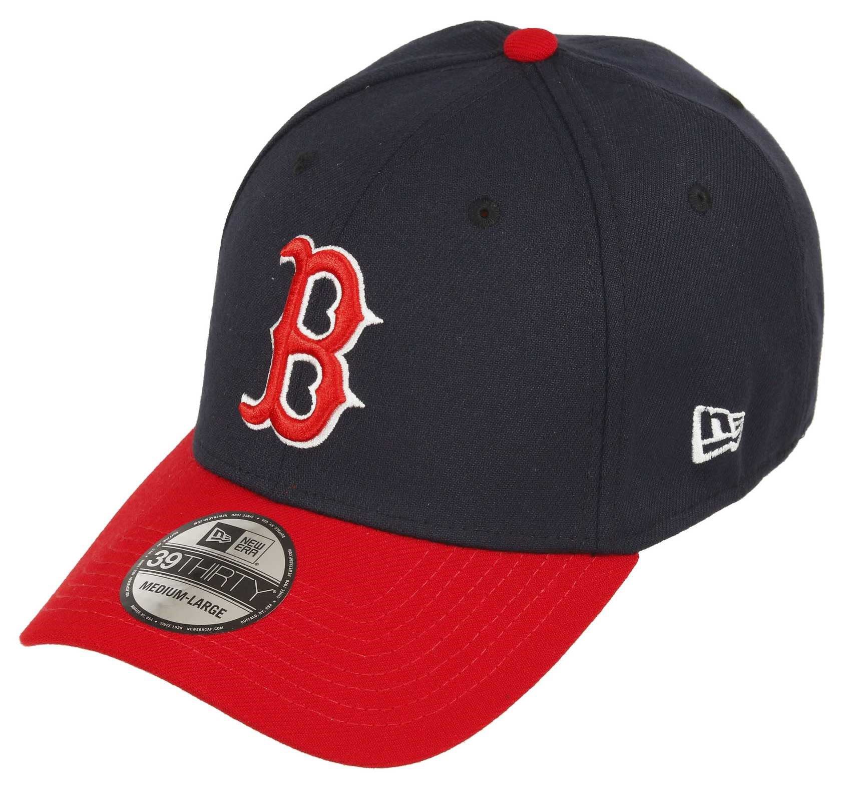 Boston Red Sox MLB Essential Navy / Red 39Thirty Stretch Cap New Era