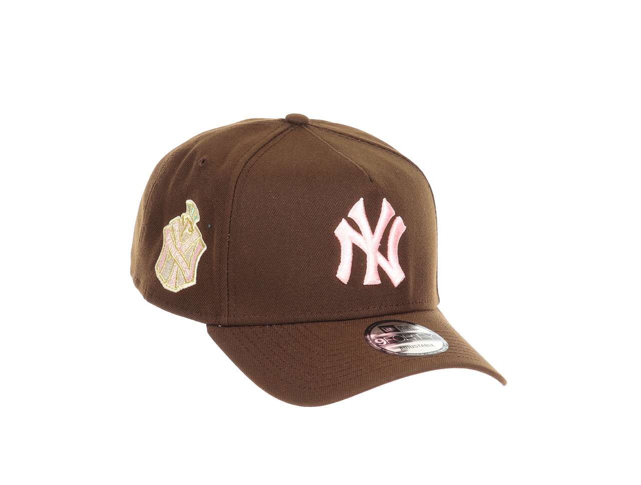 New York Yankees MLB World Series 1951 Sidepatch Walnut 9Forty A-Frame Snapback Cap New Era