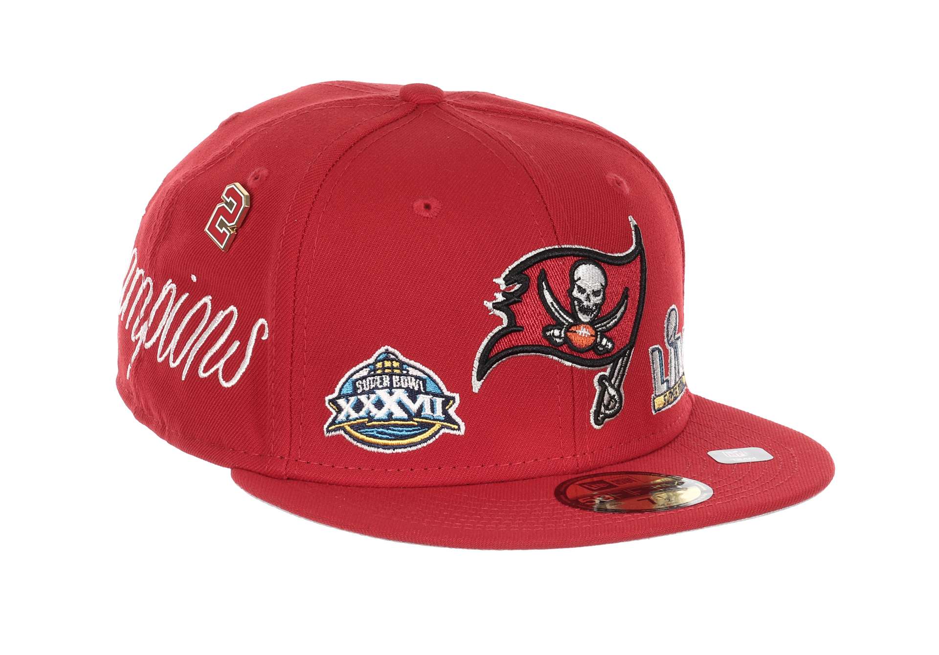 Tampa Bay Buccaneers Historic Champ Red 59Fifty Basecap New Era