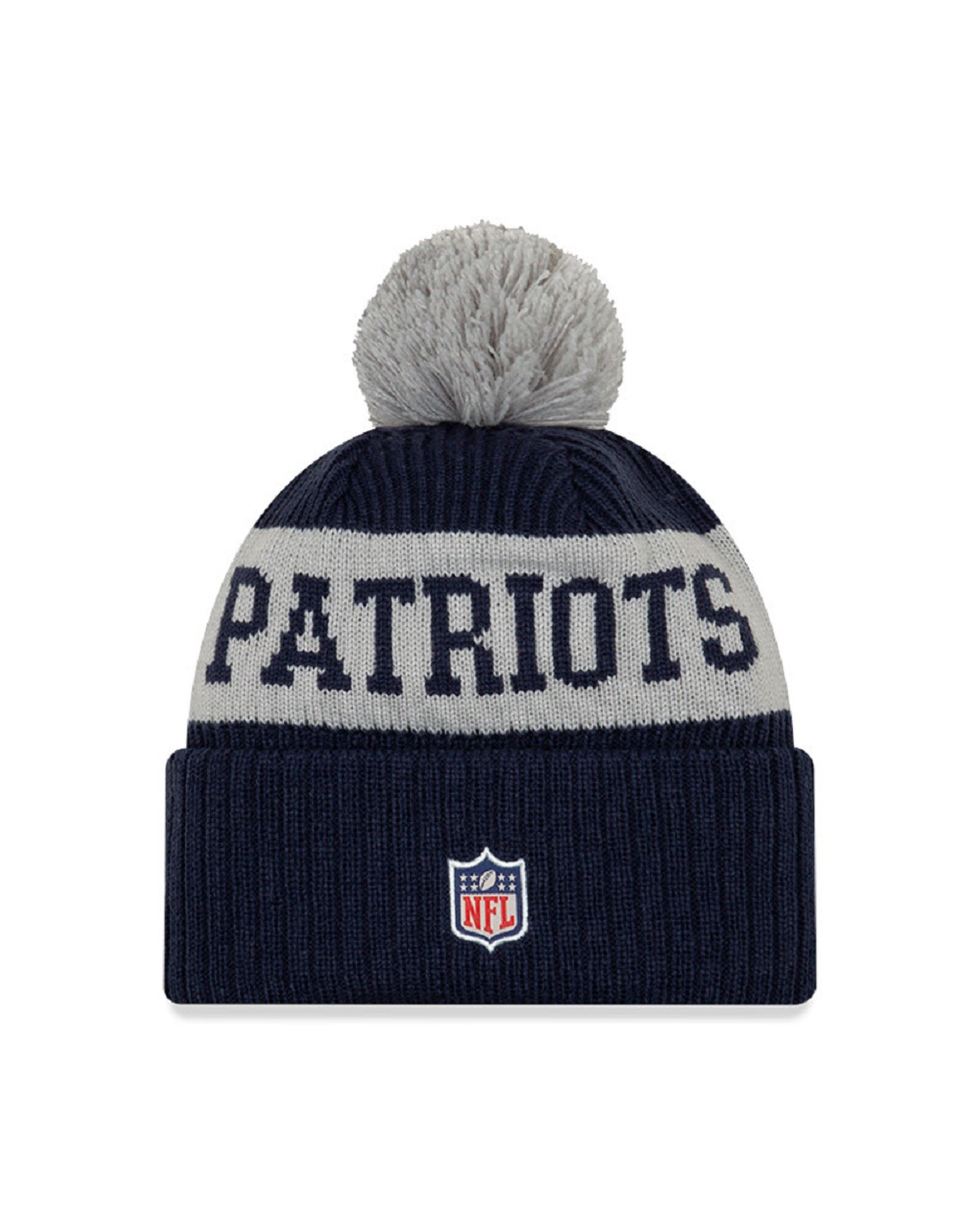 New England Patriots - New Era Beanie - NFL Sideline 2020 On Field Sport Knit - Navy