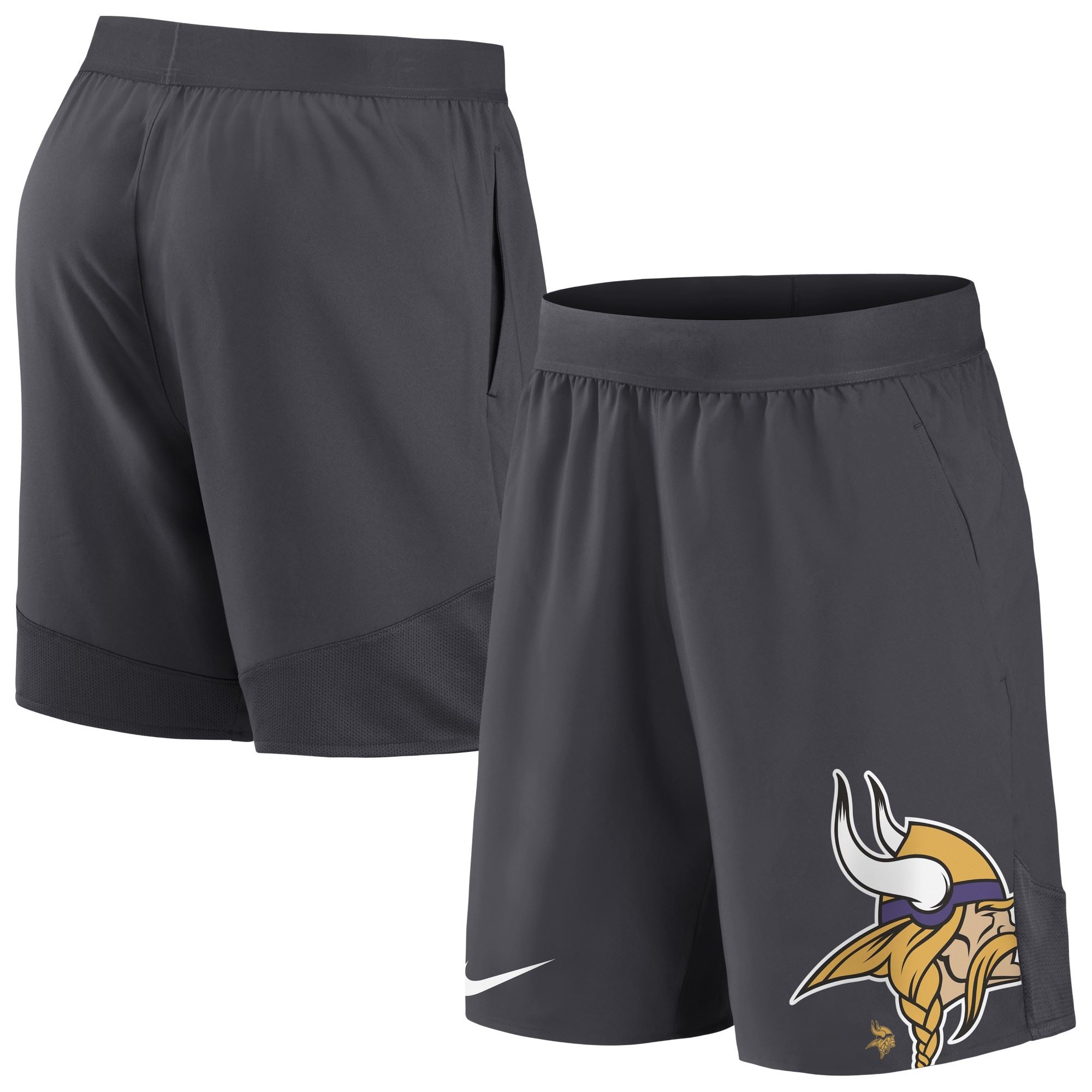 Minnesota Vikings NFL Stretch Woven Short Anthracite Hose Nike