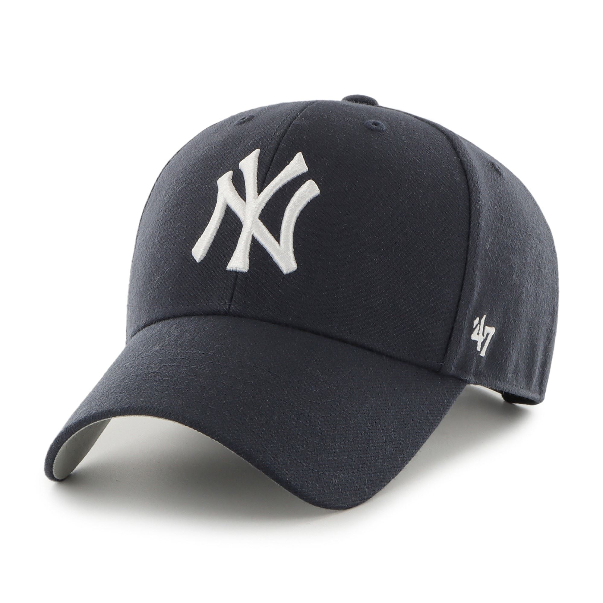 New York Yankees Navy MLB Sure Shot Most Value P. Snapback Cap '47