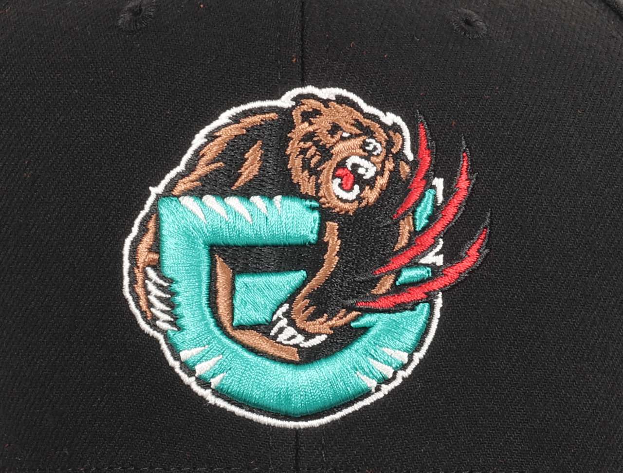 Vancouver Grizzlies NBA Icon Grail Pro Snapback Hardwood Claasic Cap Pro Crown Fit Black Mitchell & Ness