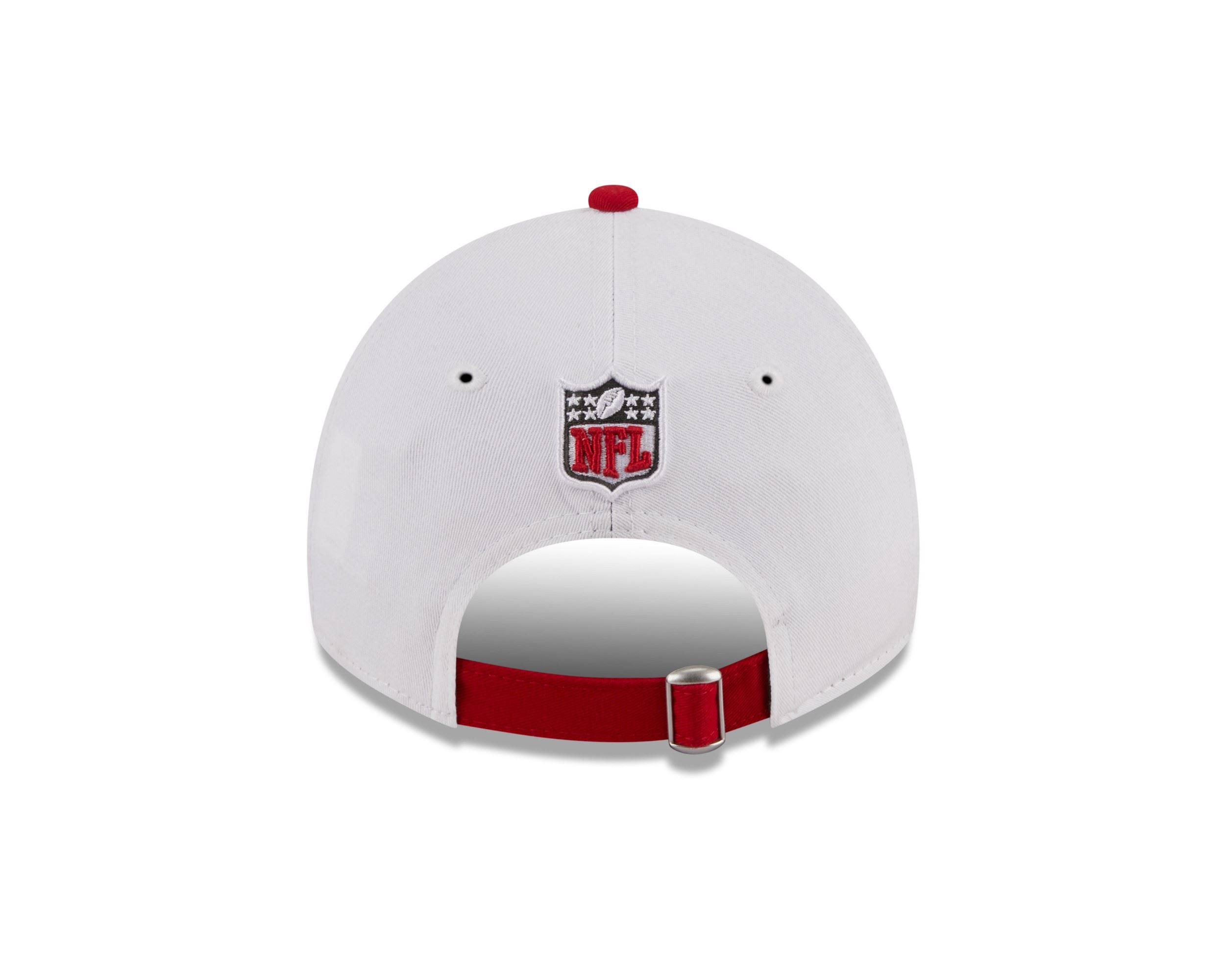 Tampa Bay Buccaneers NFL 2023 Sideline White Red 9Twenty Unstructured Strapback Cap New Era