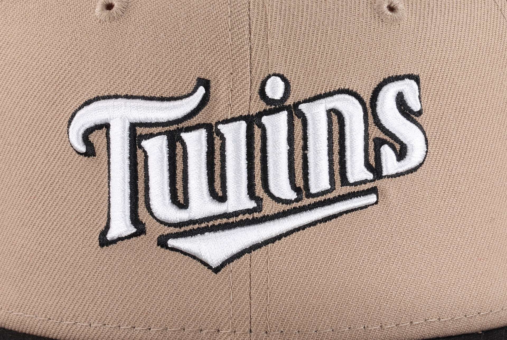 Minnesota TwinsTwo Tone Camel Black MLB 59Fifty Basecap New Era