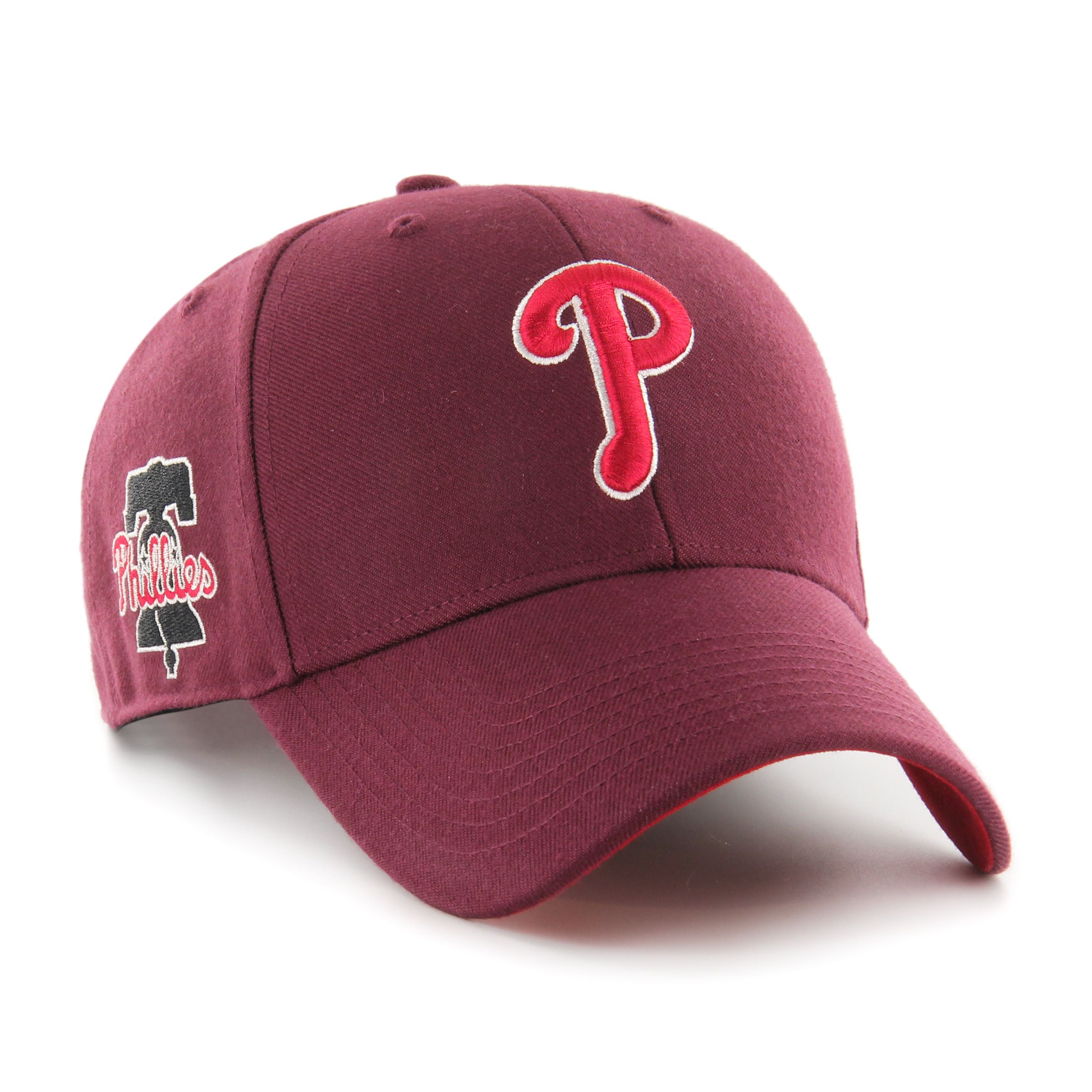 Philadelphia Phillies Dark Maroon MLB Sure Shot Most Value P. Snapback Cap '47