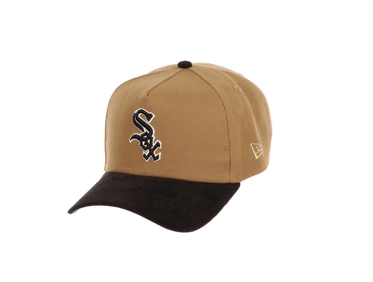 Chicago White Sox MLB All-Star Years Sidepatch Khaki Black Cord 9Forty A-Frame Snapback Cap New Era