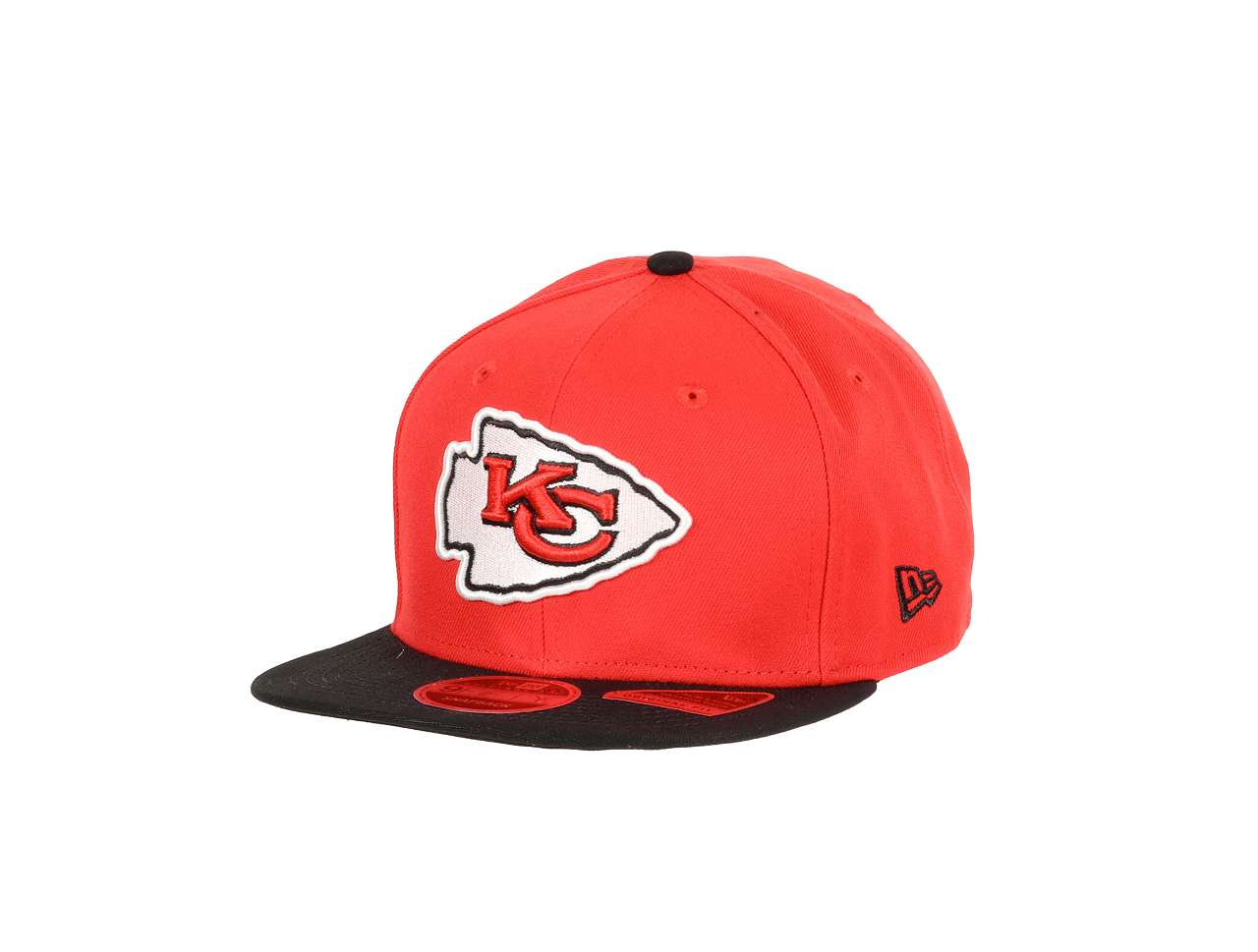 Kansas City Chiefs NFL Two Tone Black Red 9Fifty Original Fit Snapback Cap New Era
