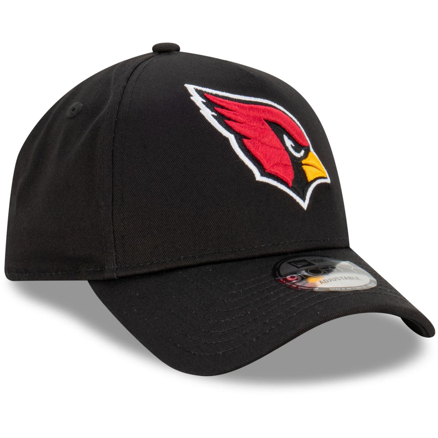 Arizona Cardinals NFL Evergreen Black 9Forty Adjustable A-Frame Cap New Era