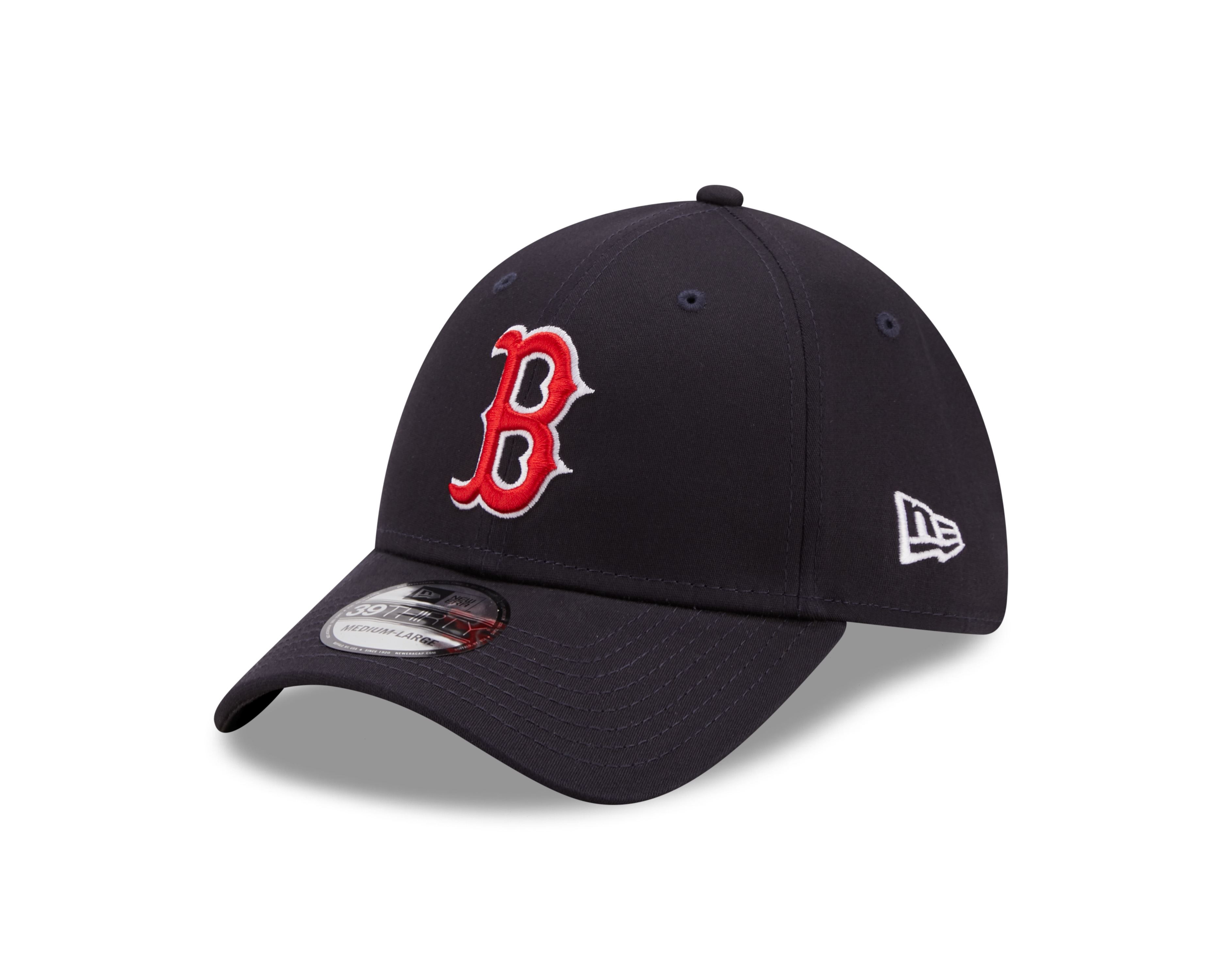 Boston Red Sox MLB League Essential Navy 39Thirty Stretch Cap New Era