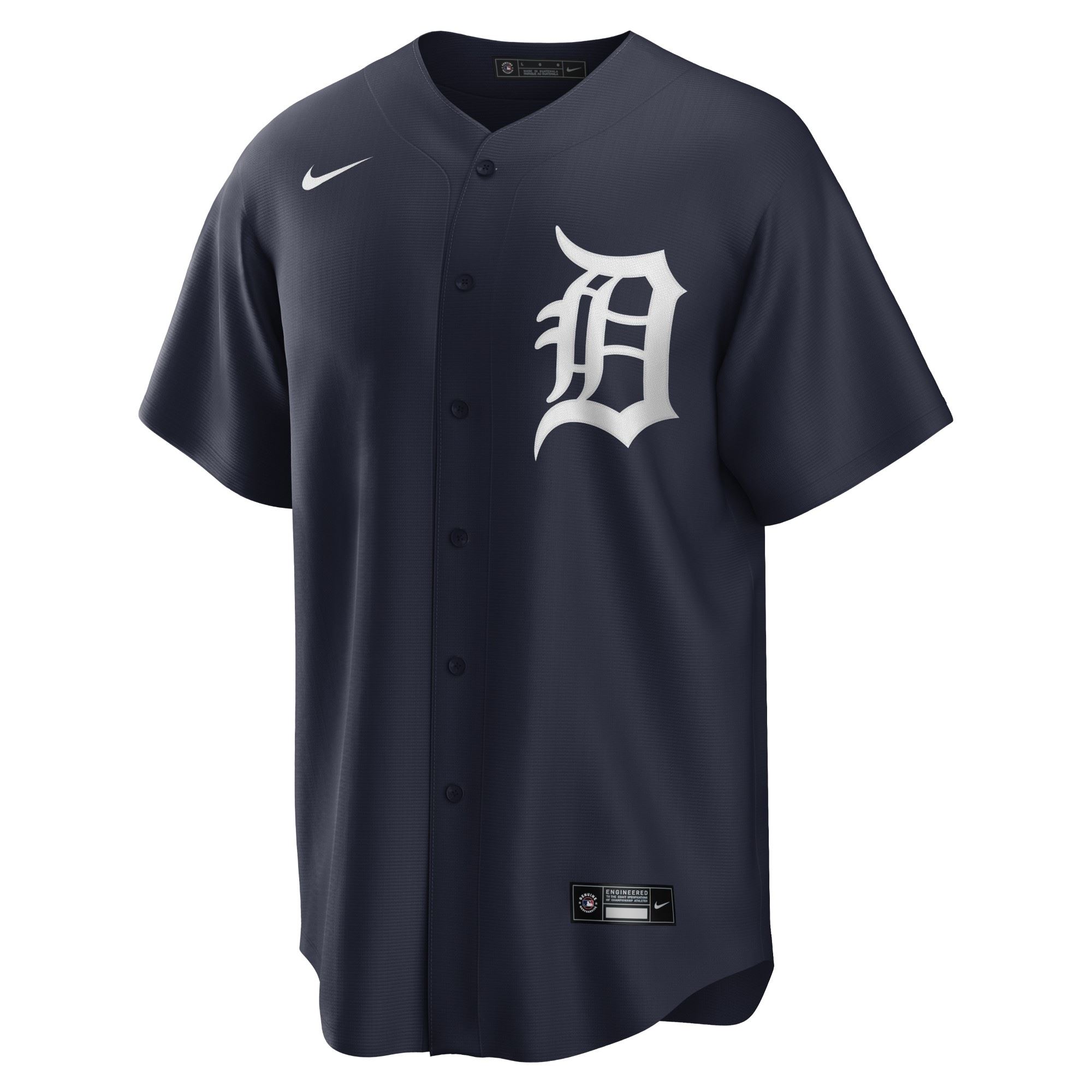 Detroit Tigers Navy Official MLB Replica Alternate Jersey Nike