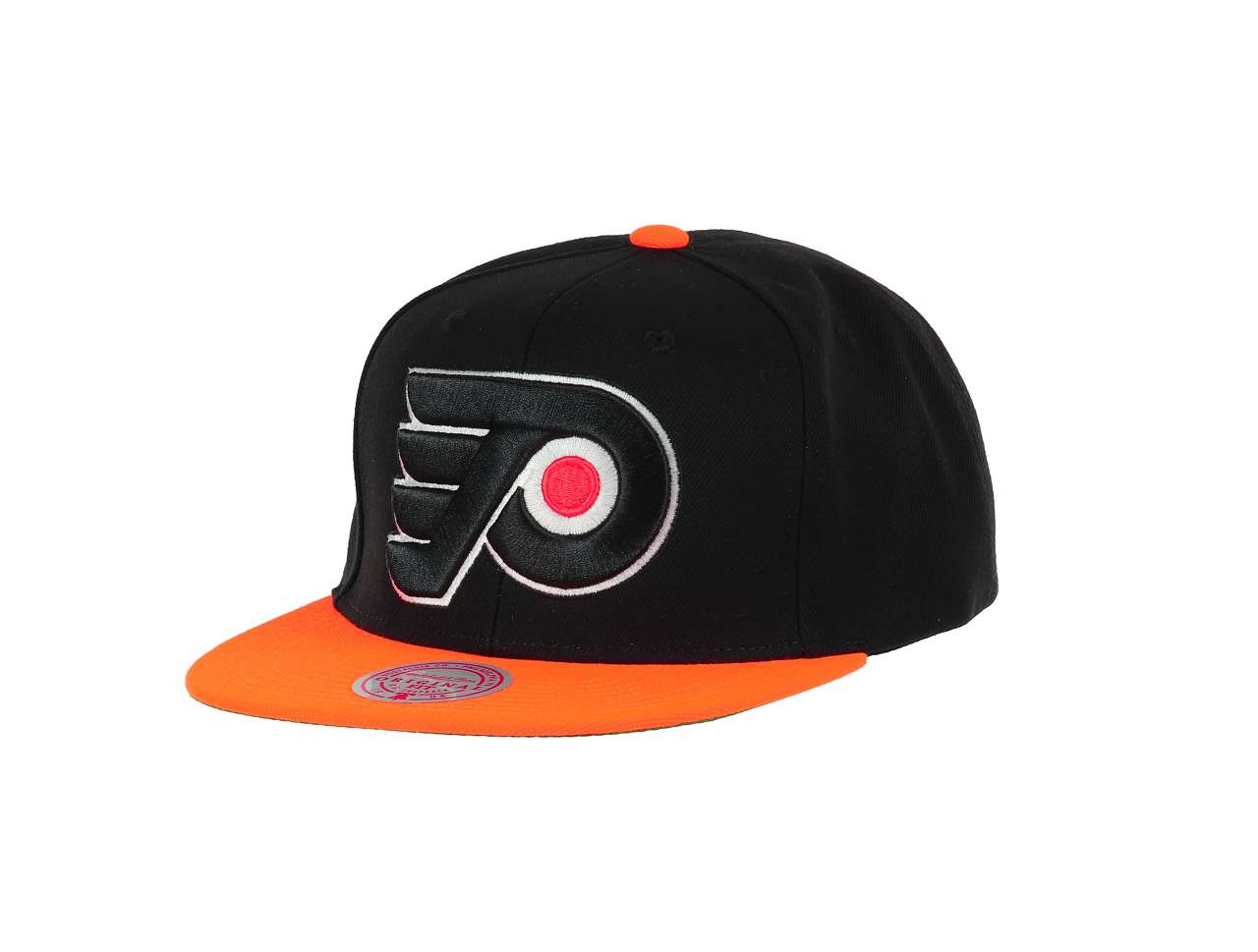 Philadelphia Flyers NHL Team 2 Tone 2.0 Black Orange Original Fit Snapback Cap Mitchell & Ness