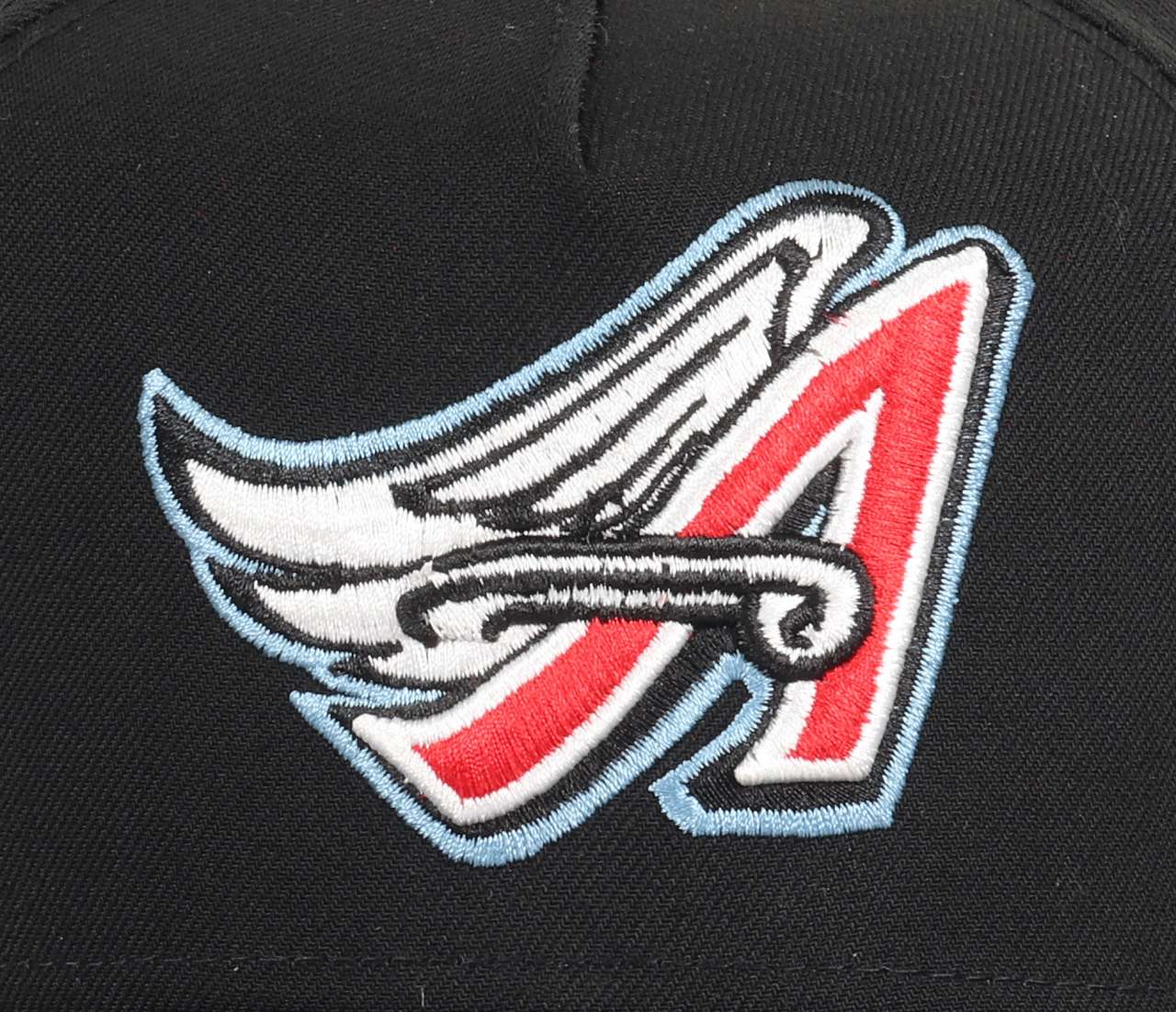 Anaheim Angels MLB Black Cooperstwon 9Forty A-Frame Snapback Cap New Era