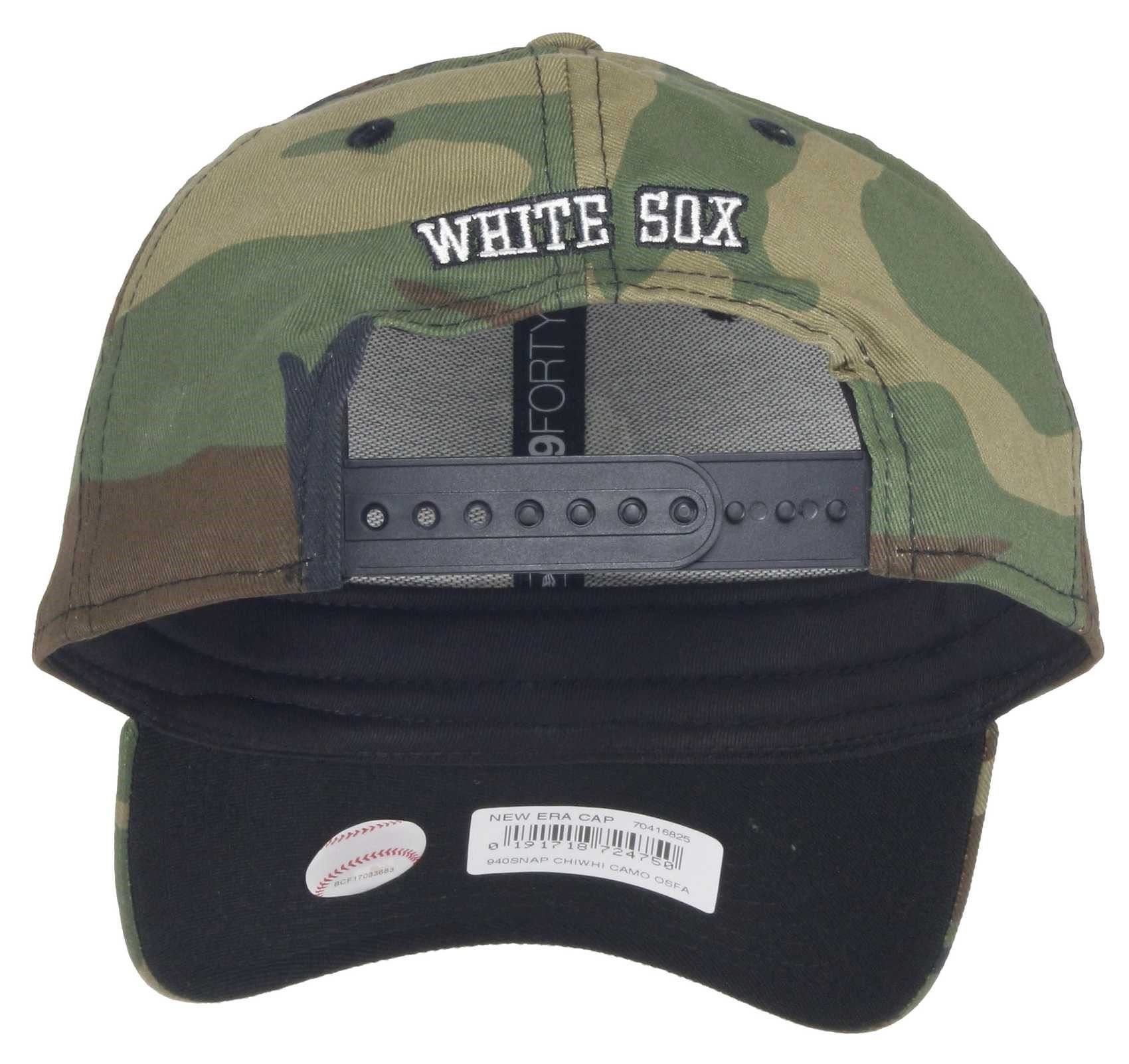 Chicago White Sox MLB Essential Camo 9Forty Adjustable Snapback Cap New Era 
