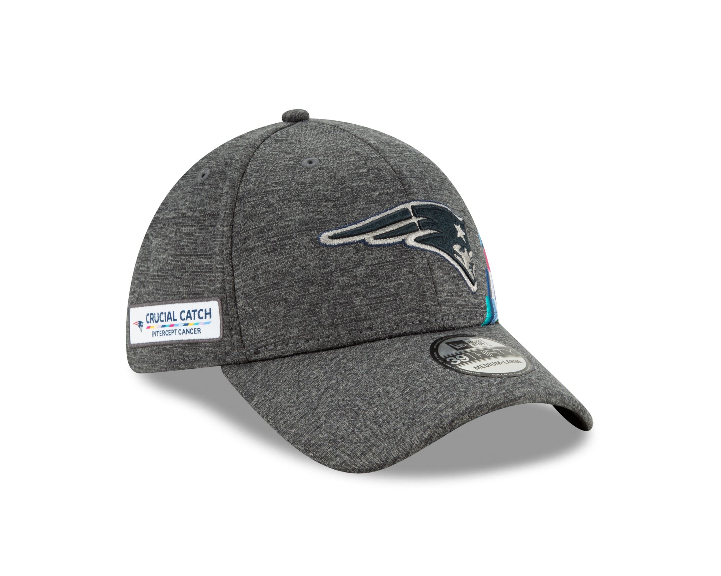 New England Patriots  NFL 2019 On Field Crucial Catch 39Thirty Cap Graphite New Era