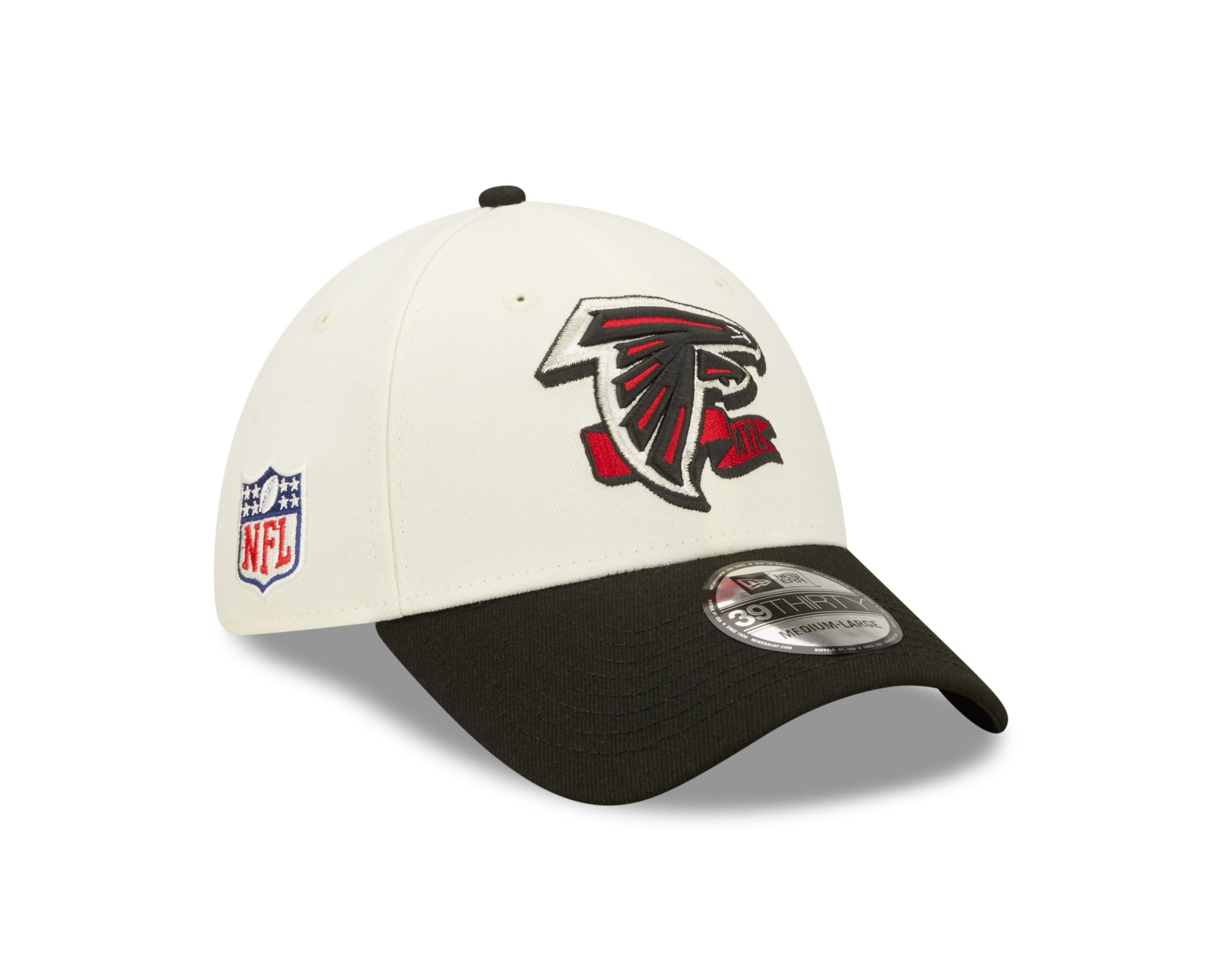 Atlanta Falcons NFL 2022 Sideline Chrome White 39Thirty Stretch Cap New Era