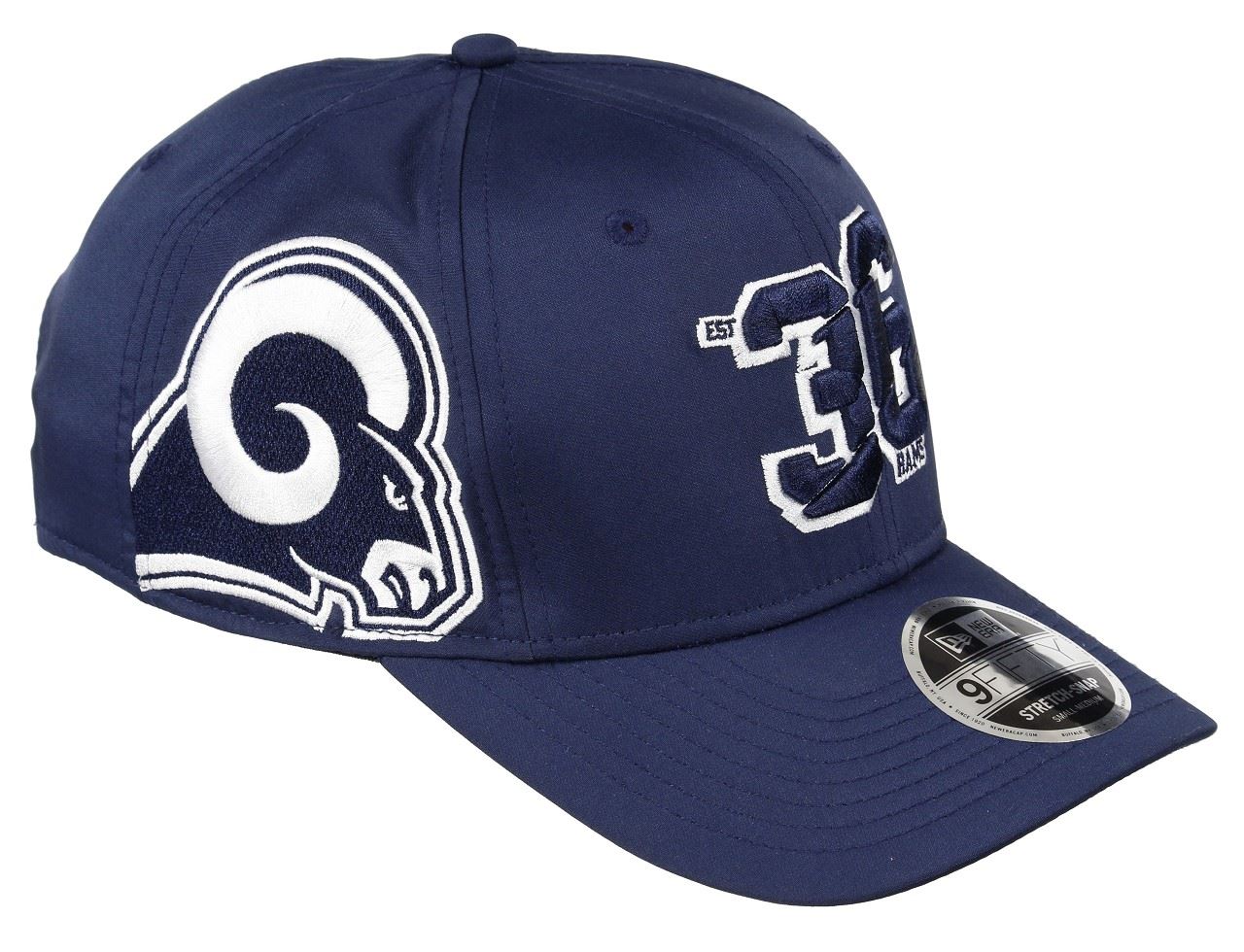 Los Angeles Rams Established Number 9Fifty Stretch Snapback Cap New Era 