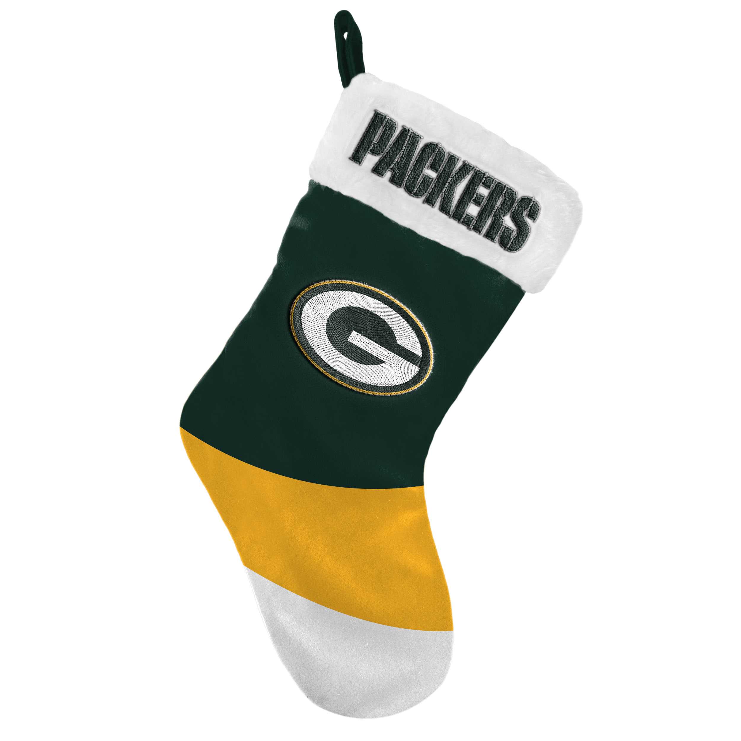 Green Bay Packers NFL 2021 Colorblock Stocking Foco