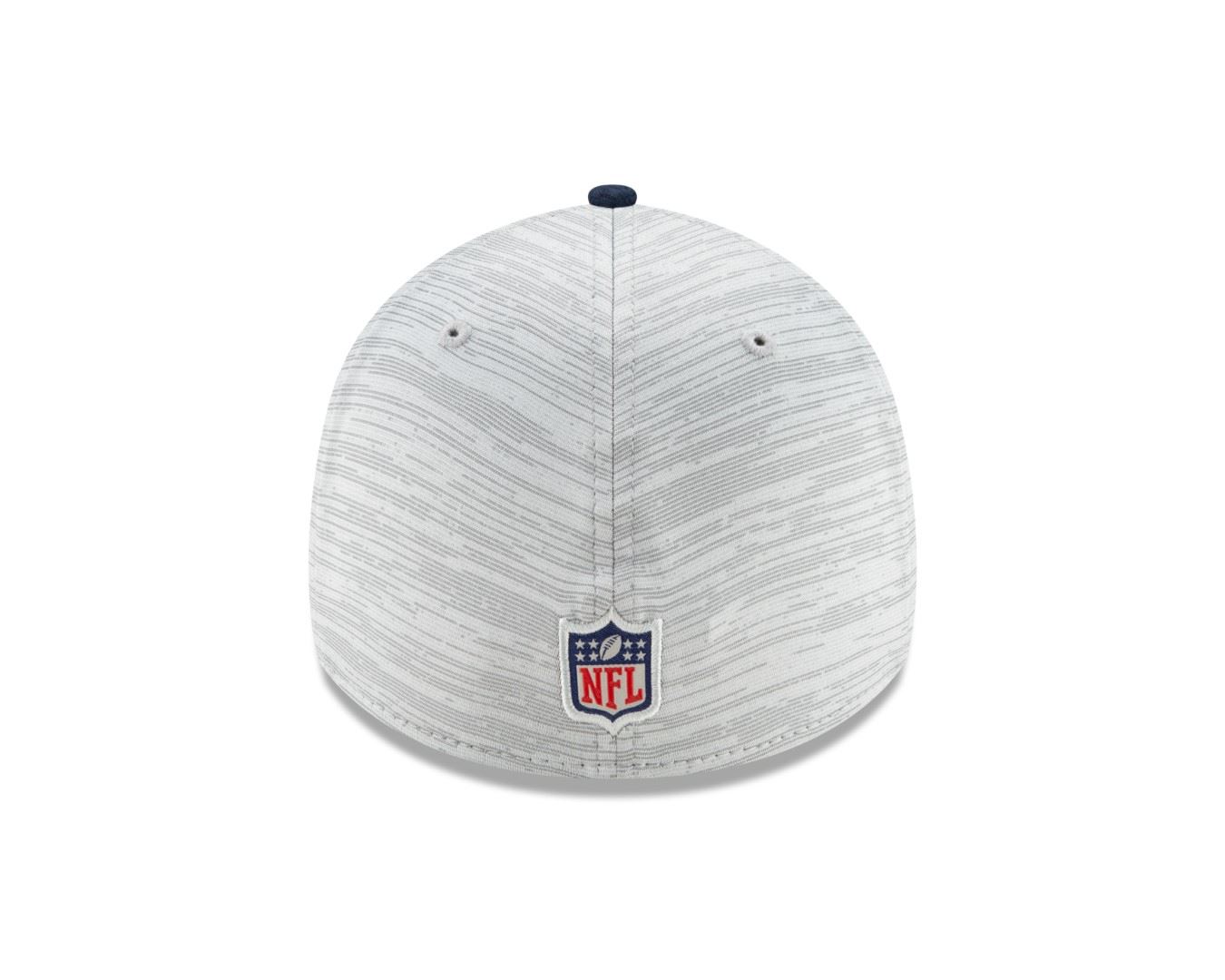 New England Patriots NFL Training 2021 Grey 39Thirty Stretch Cap New Era