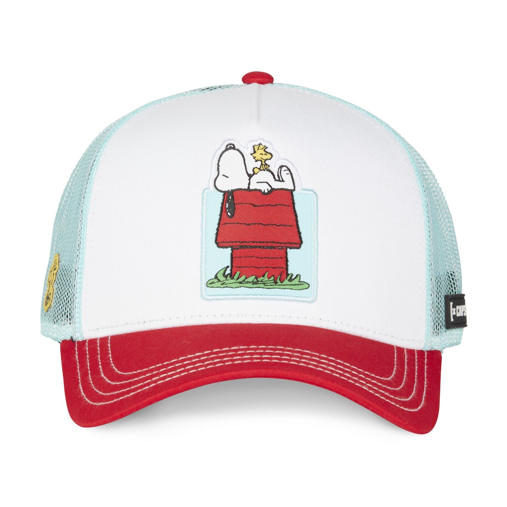 Snoopy The Peanuts White Red Trucker Cap Capslab