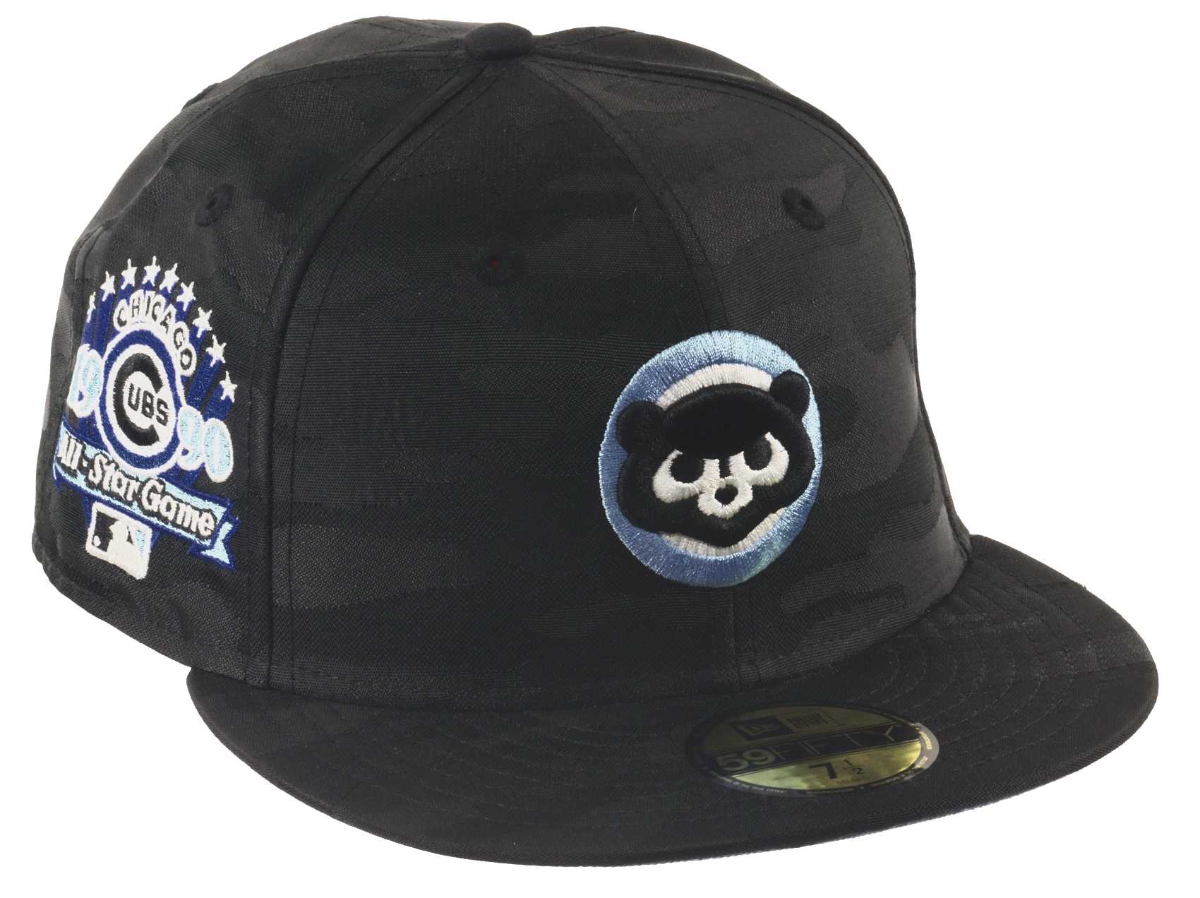 Chicago Cubs Camouflage Base Black 59Fifty Basecap New Era