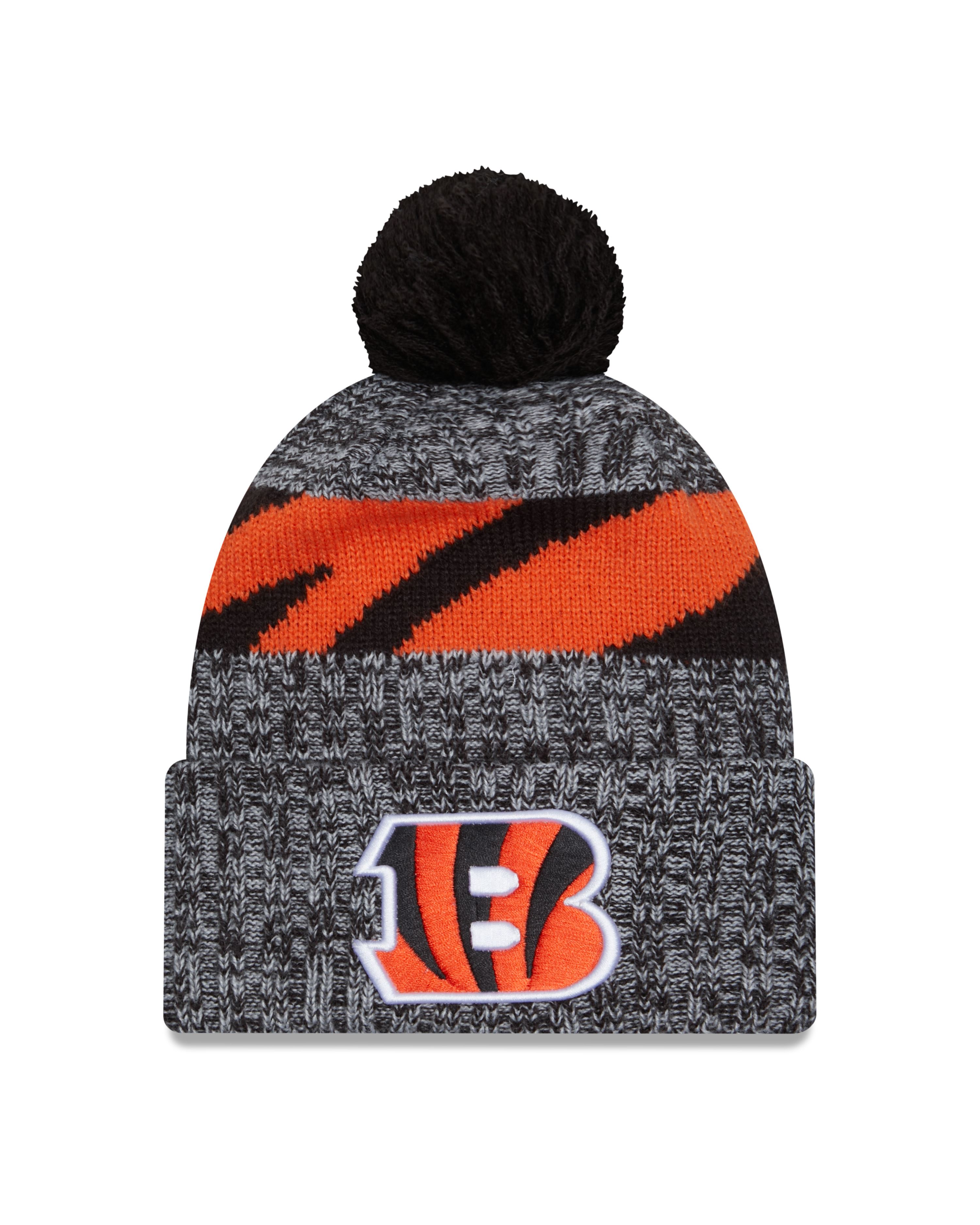 Cincinnati Bengals NFL 2023  Sideline Sport Knit OTC Black Orange Beanie New Era